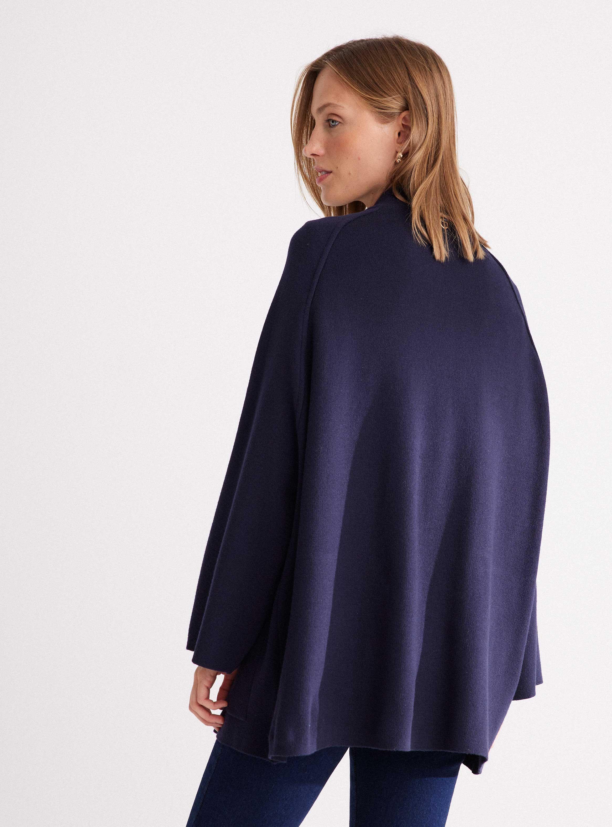 Chaleco Capa Con Bolsillos Y Broches-1