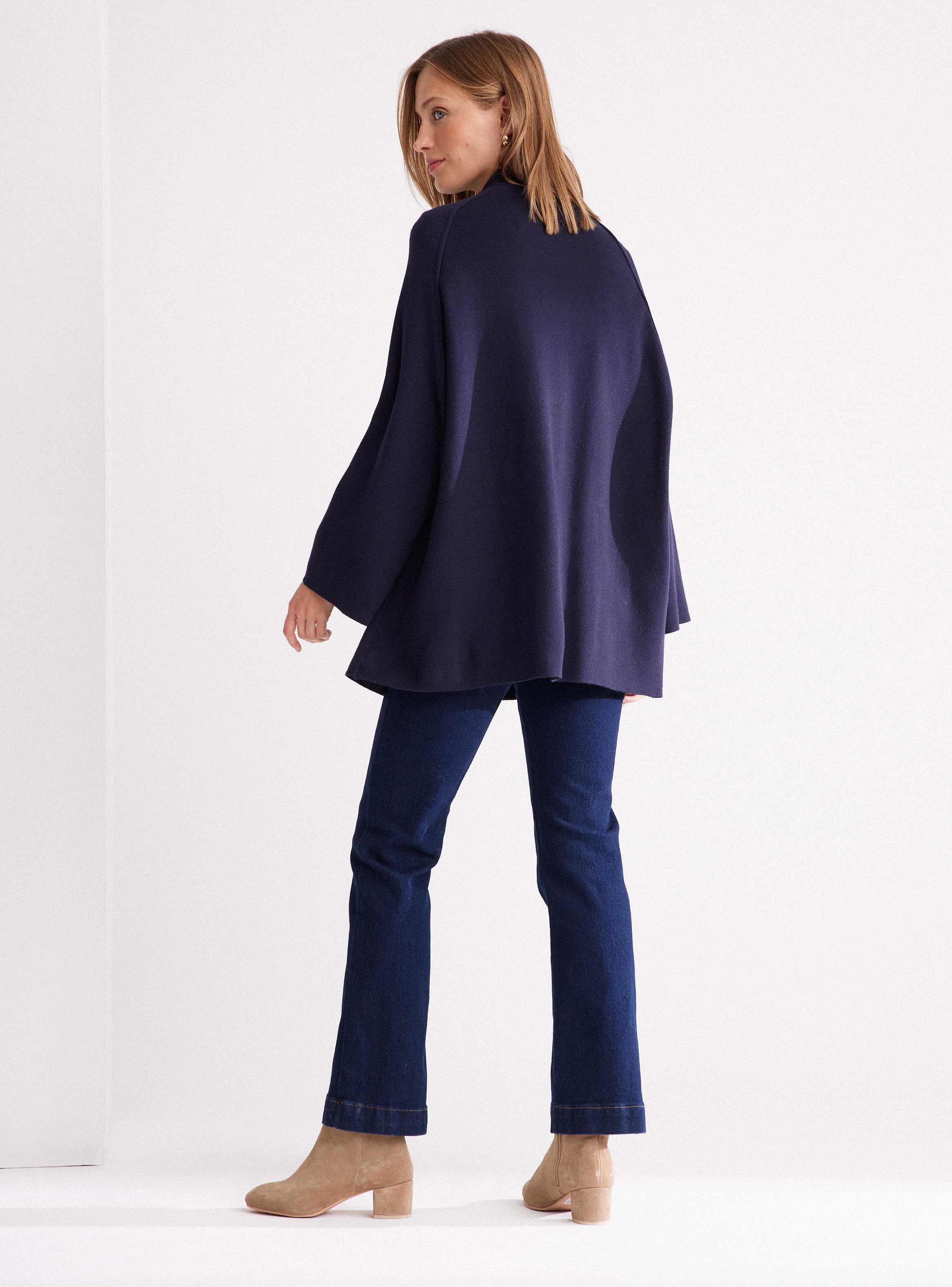 Chaleco Capa Con Bolsillos Y Broches-5