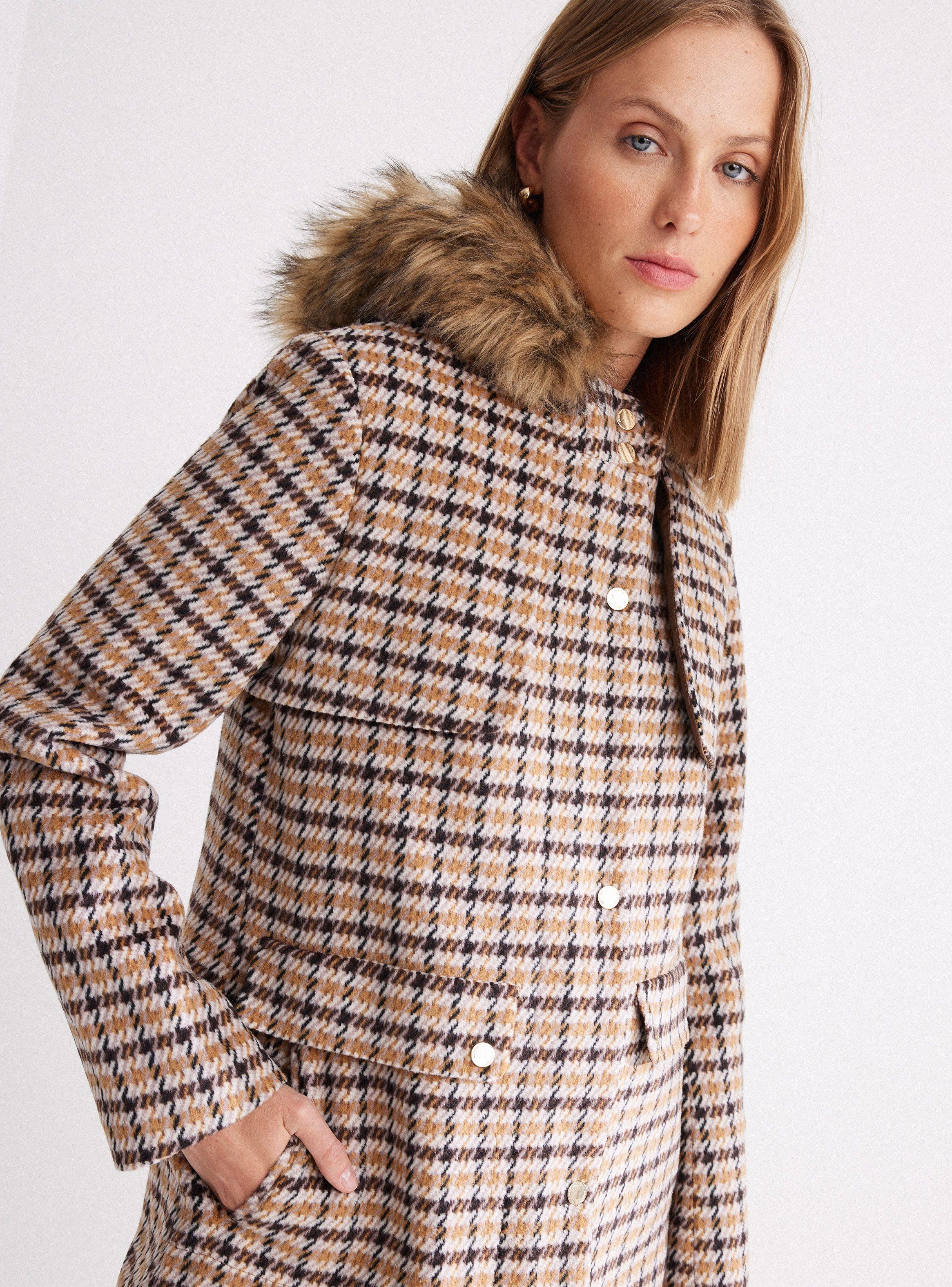 Abrigo Montgomery con Lana y Gorro Desmontable-2