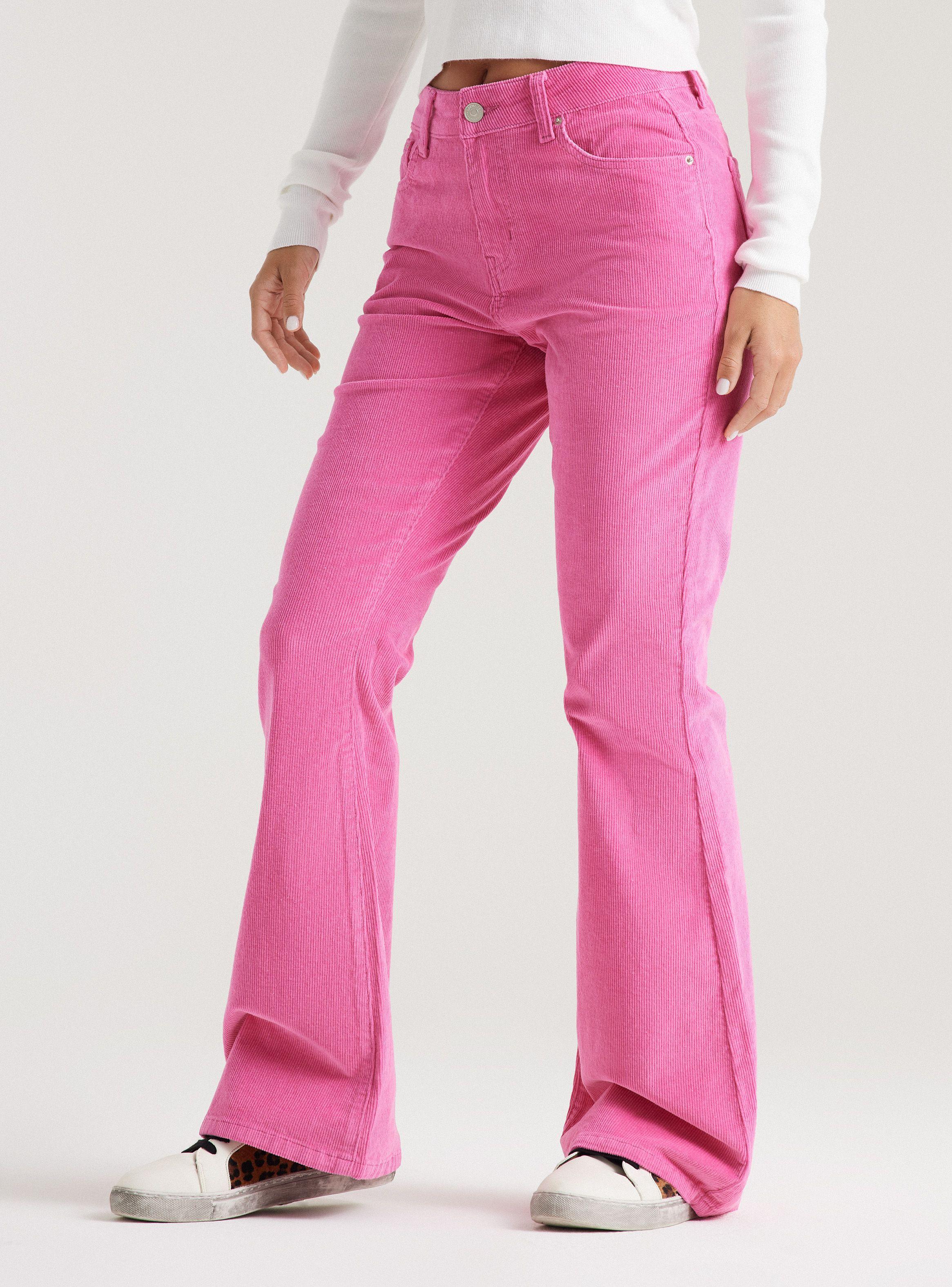 Pantalón Cotelé Flare-0