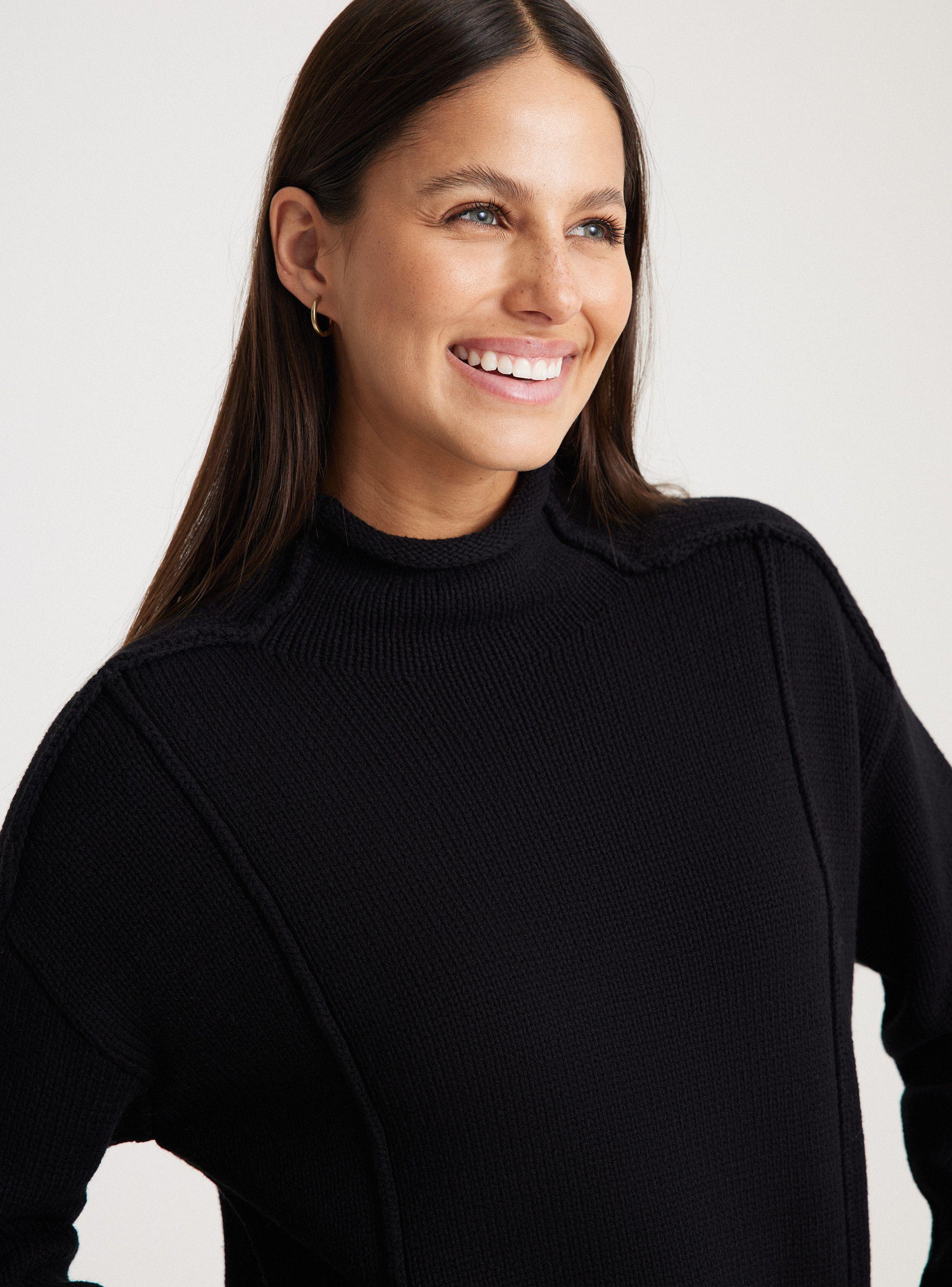 Sweater Ligero Cuello Alto-2