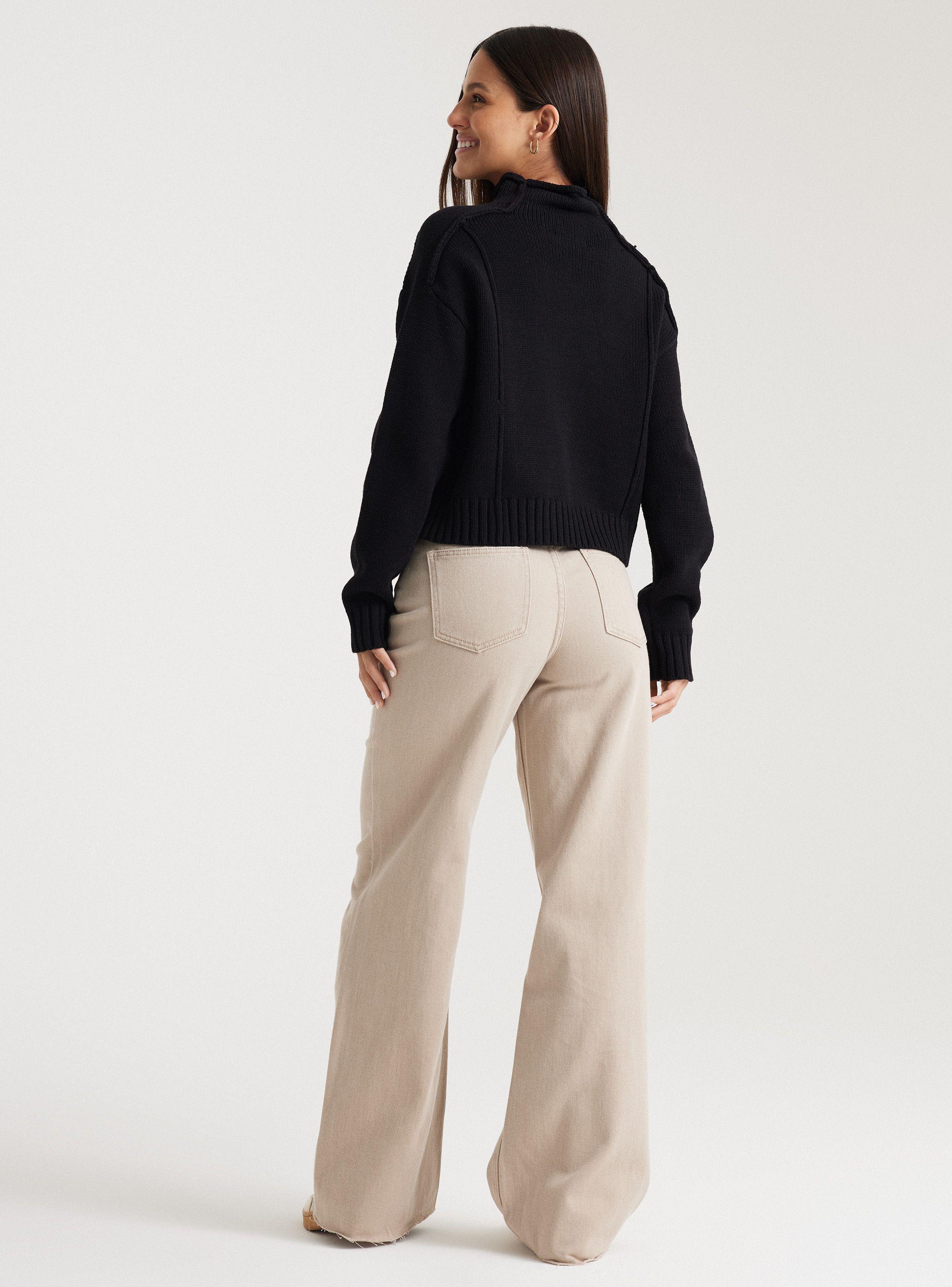 Sweater Ligero Cuello Alto-5