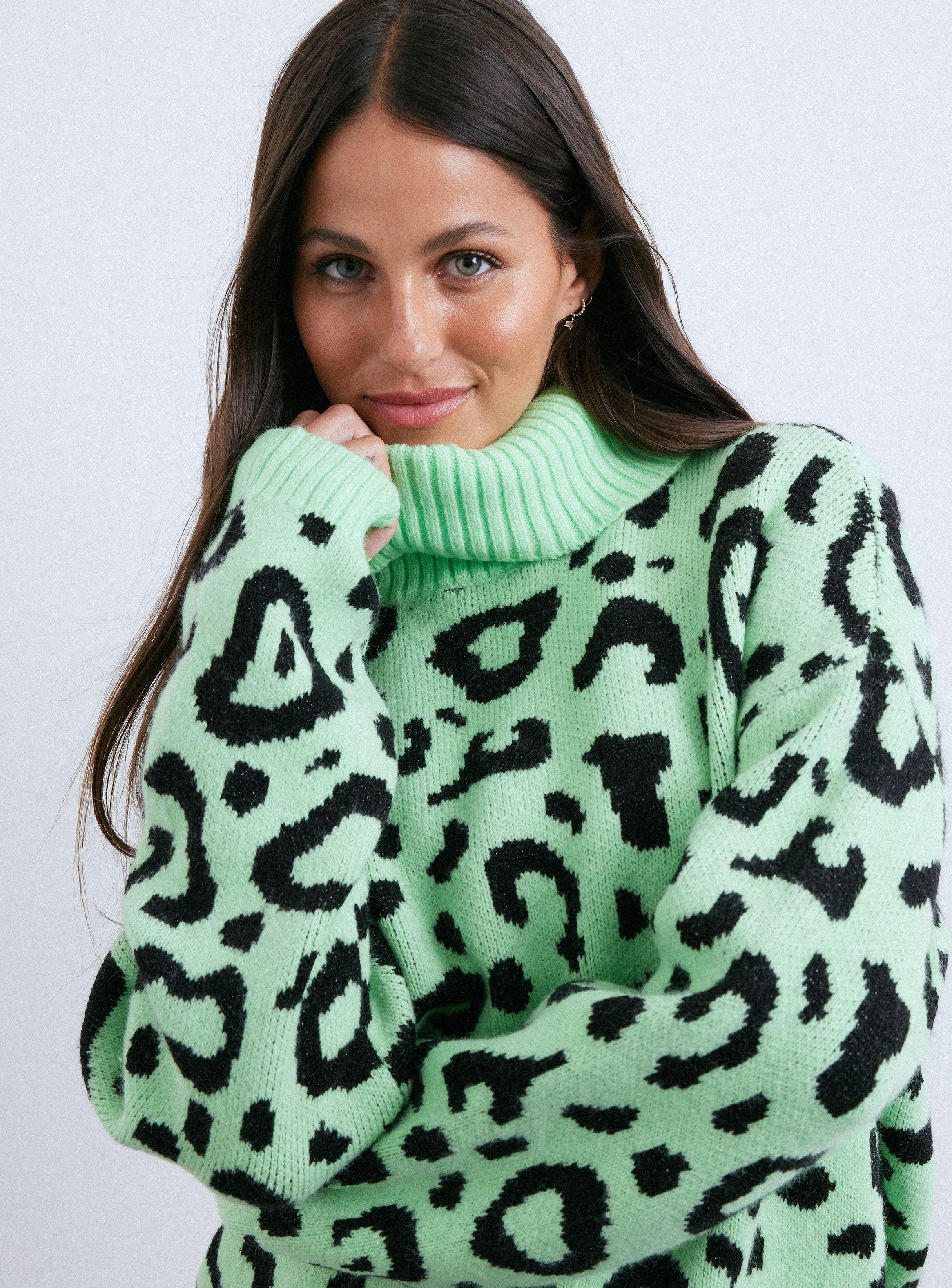 Sweater Con Lurex Cuello Alto-2