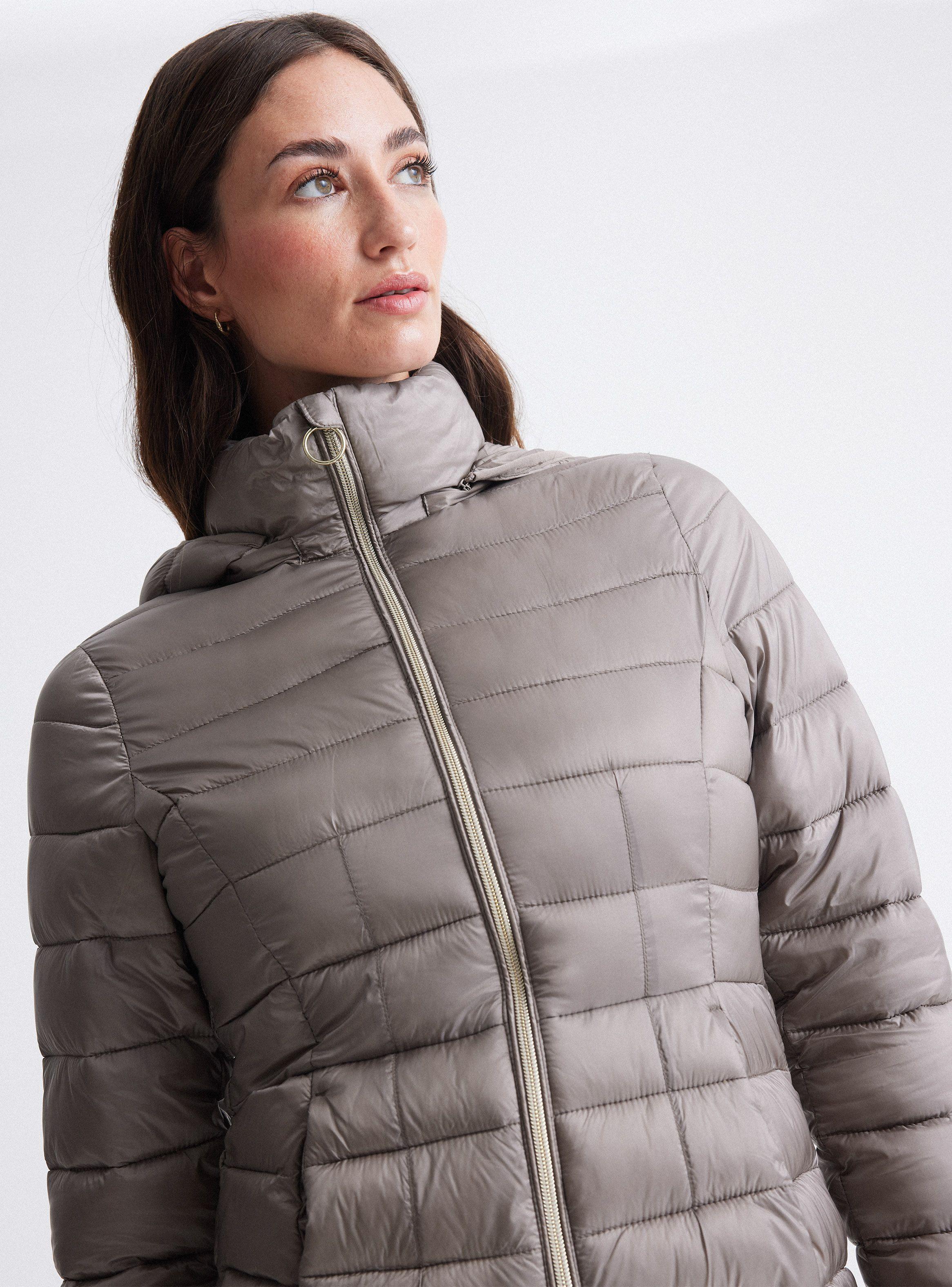 Parka Acolchada Con Capucha Removible-2