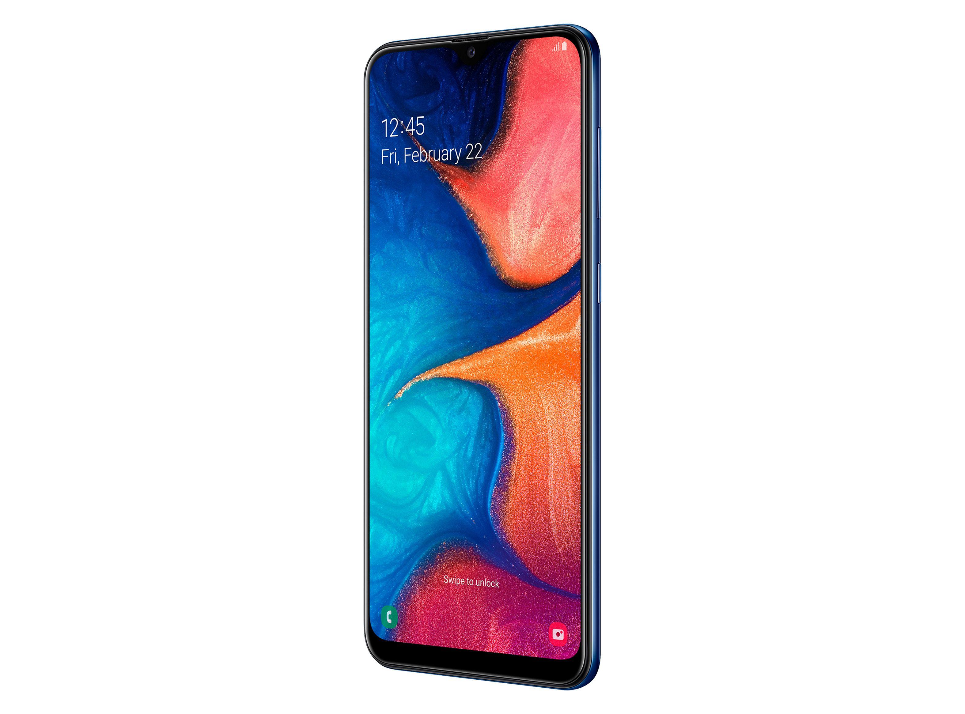 Smartphone Samsung Galaxy A20 Azul Liberado-4