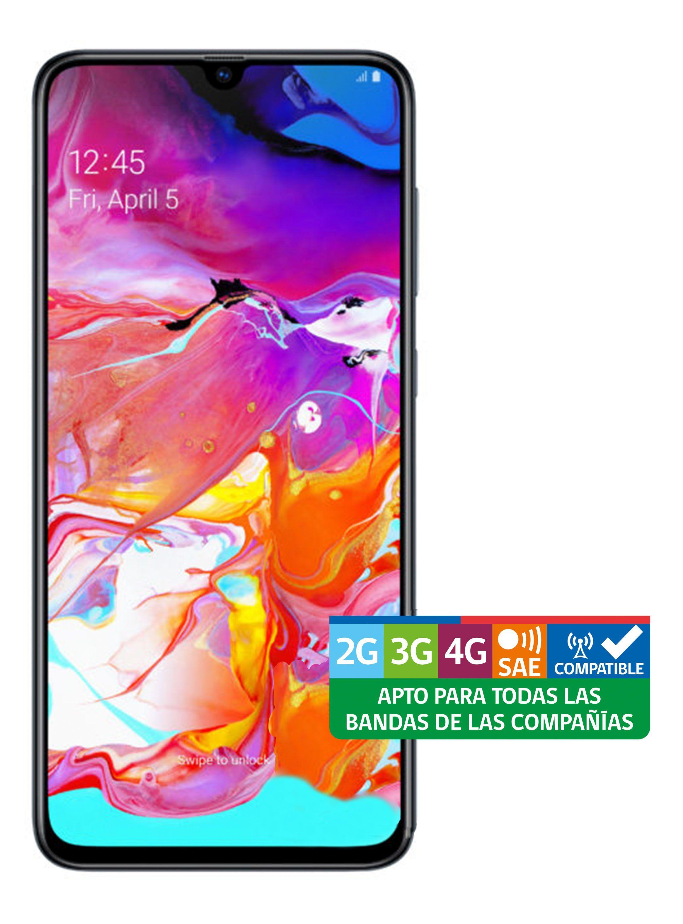 Smartphone Samsung Galaxy A70 Negro Liberado-0