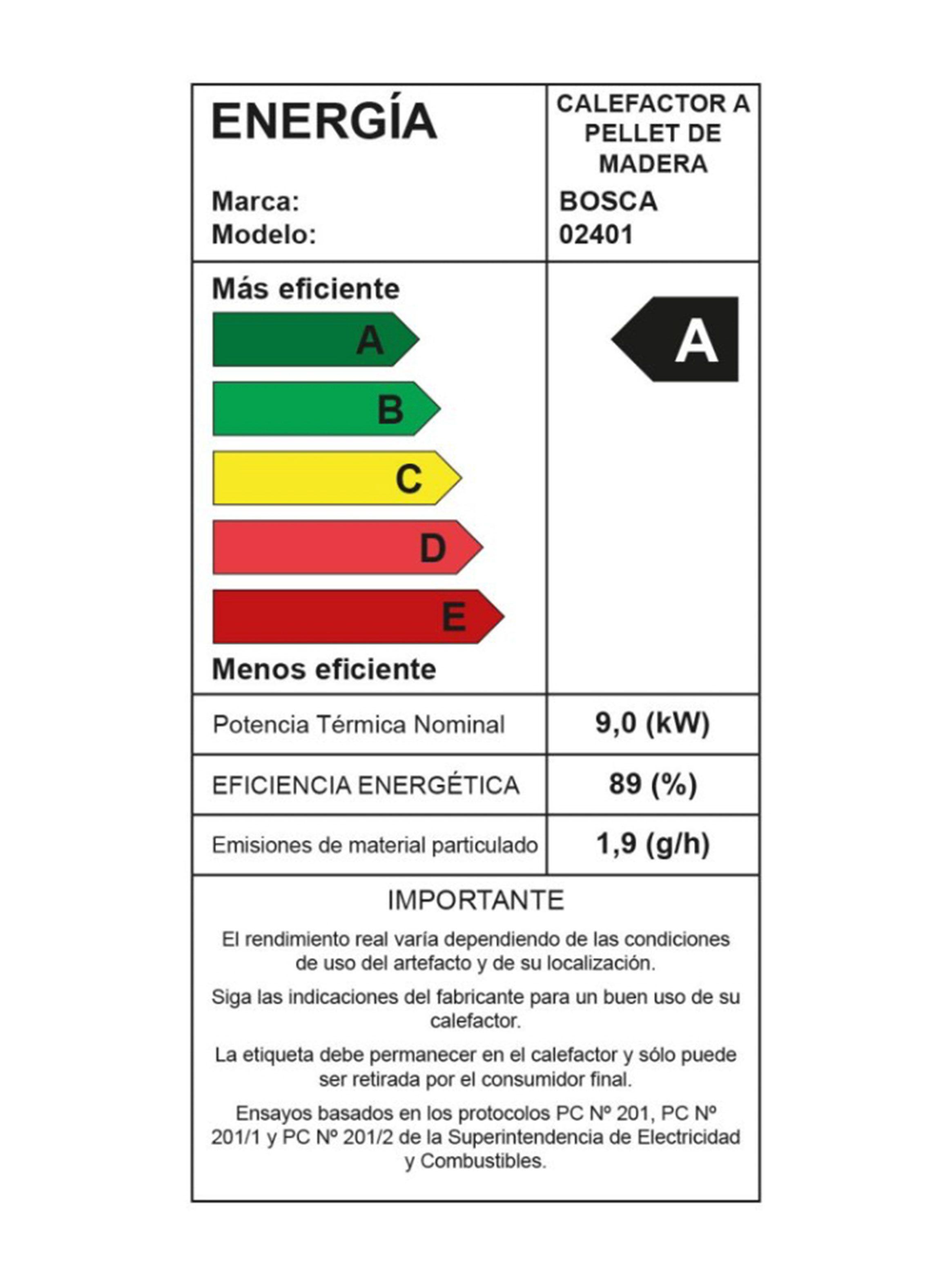 Calefactor a Pellet Hera +-3