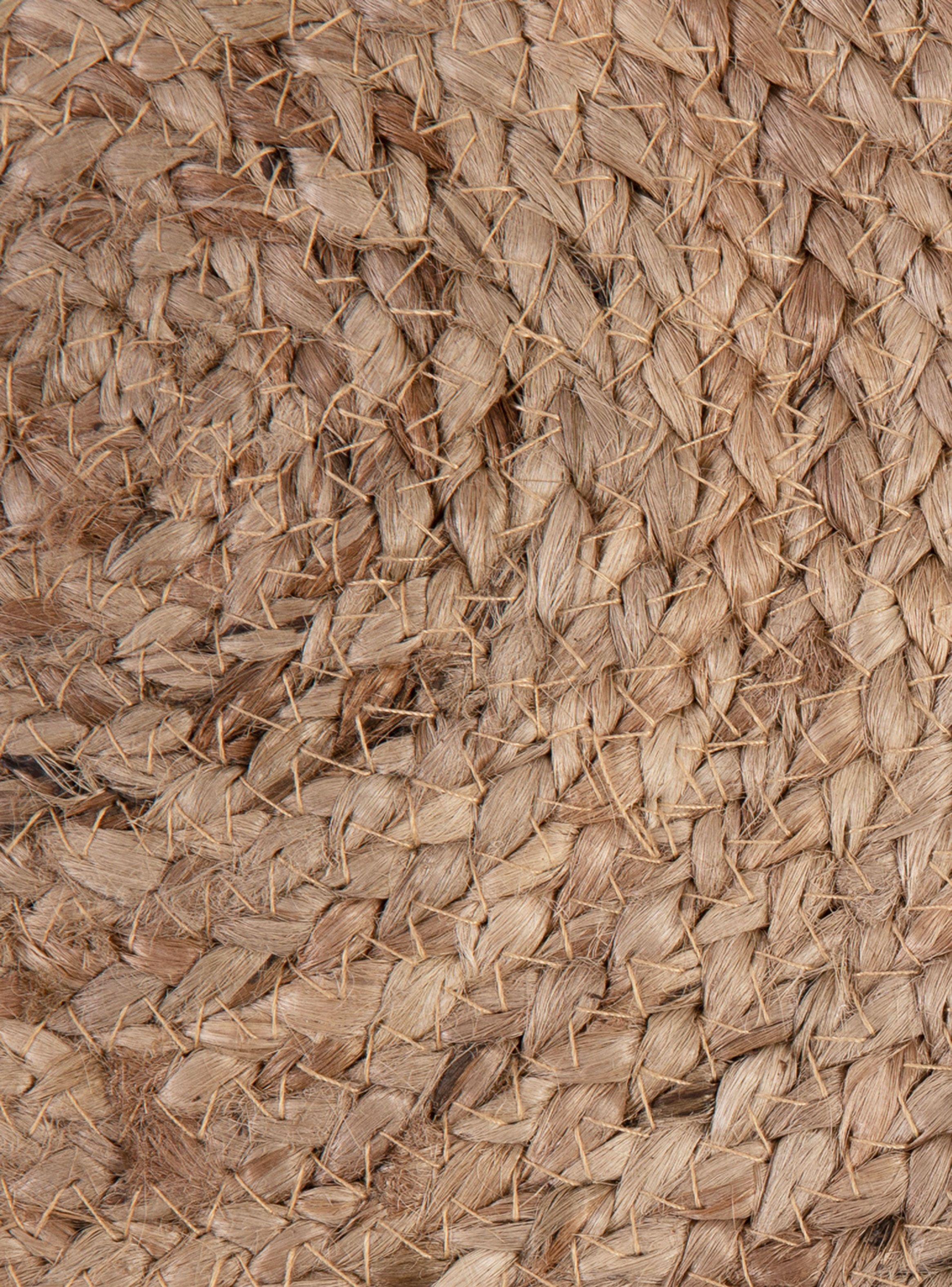 Alfombra Redonda Yute 120 cm Gold 14-2