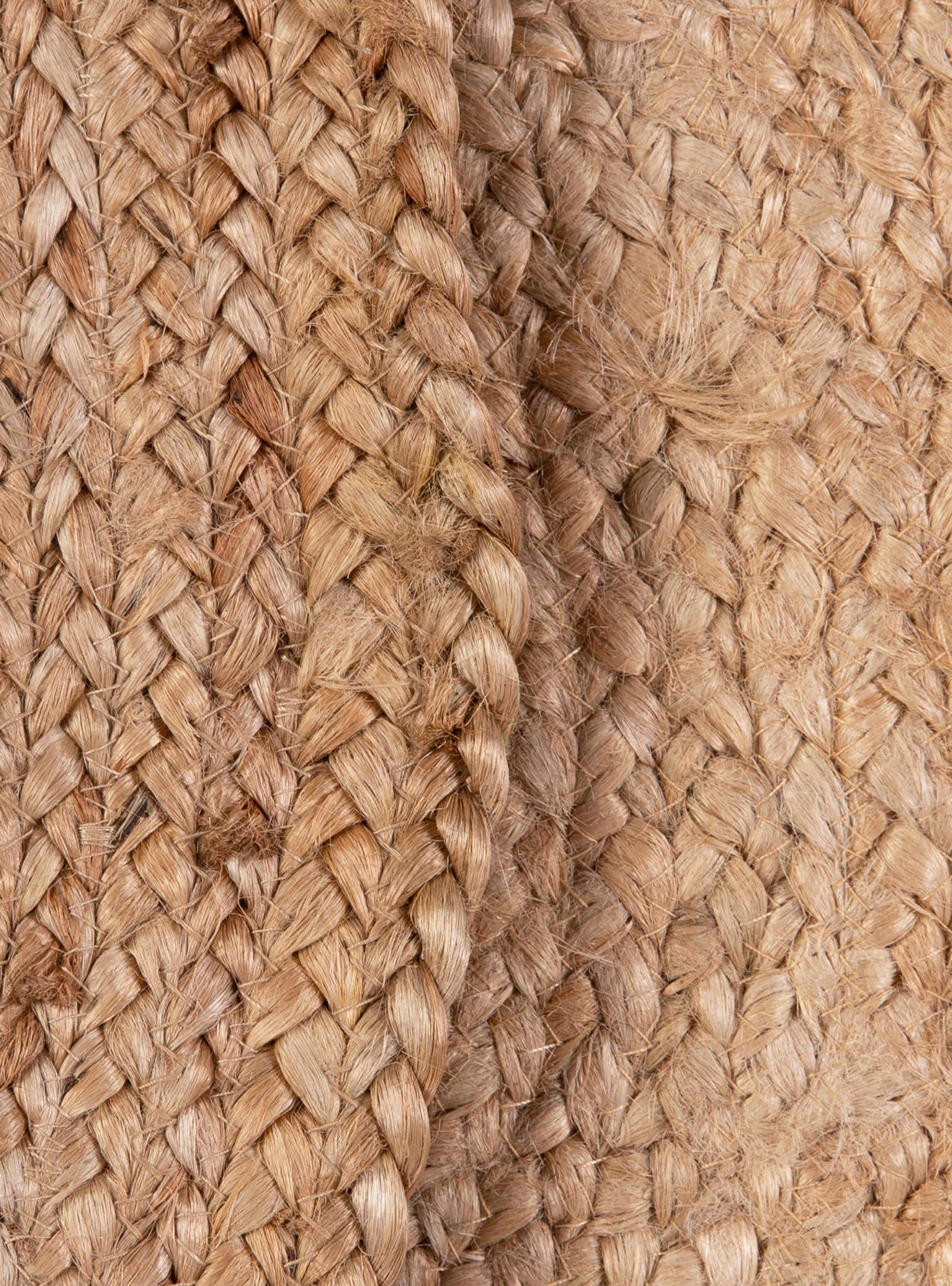 Alfombra Redonda Yute 120 cm Gold 16-2