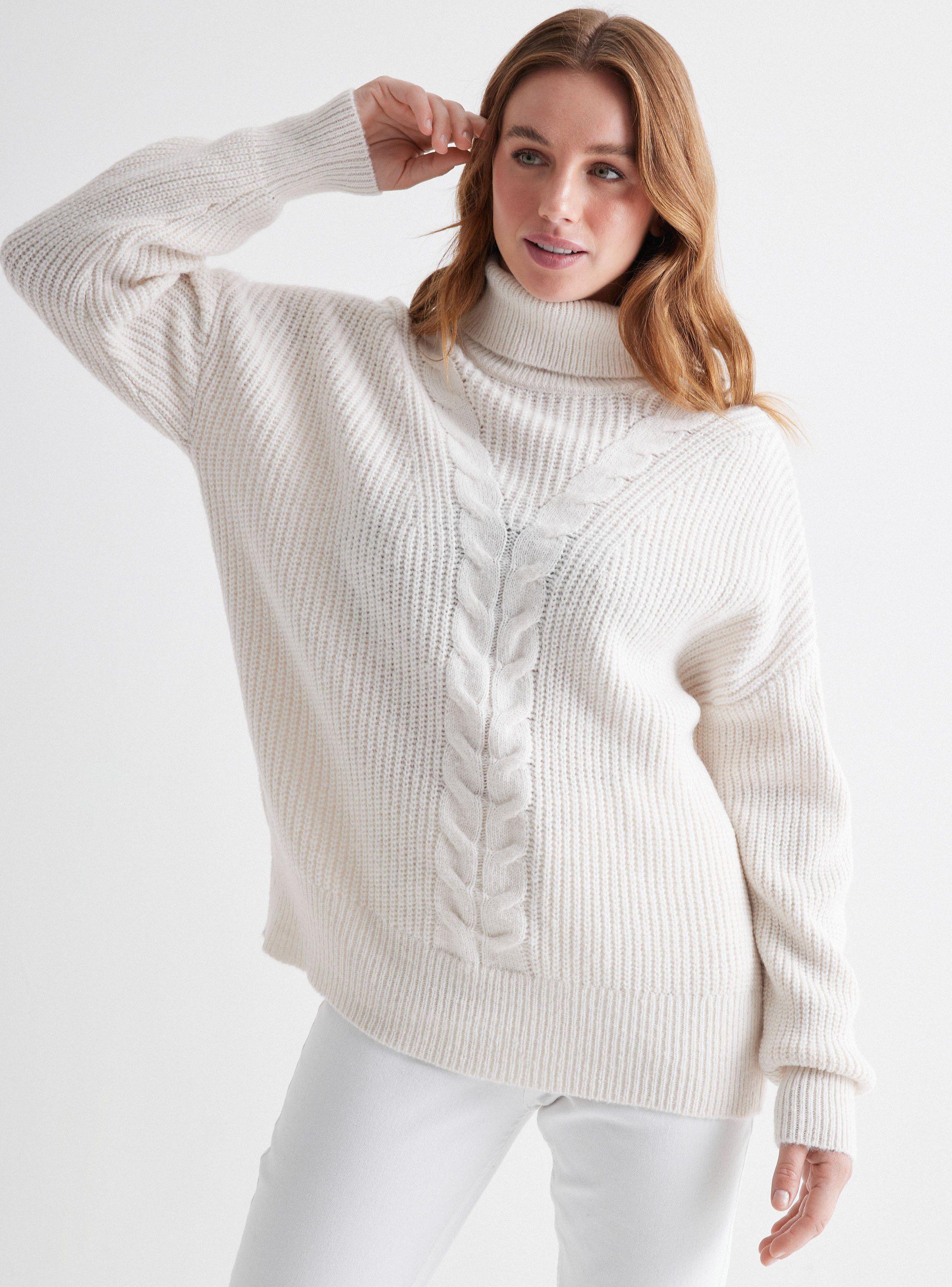 Sweater Texture Cuello Alto-0