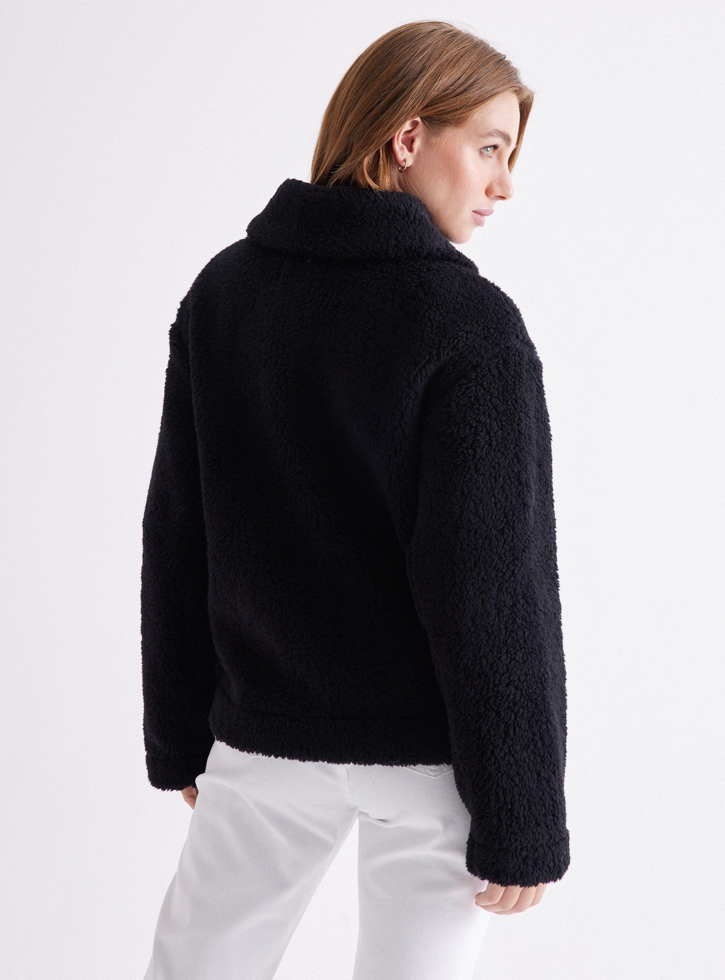 Chaqueta Sherpa Con Botones-1