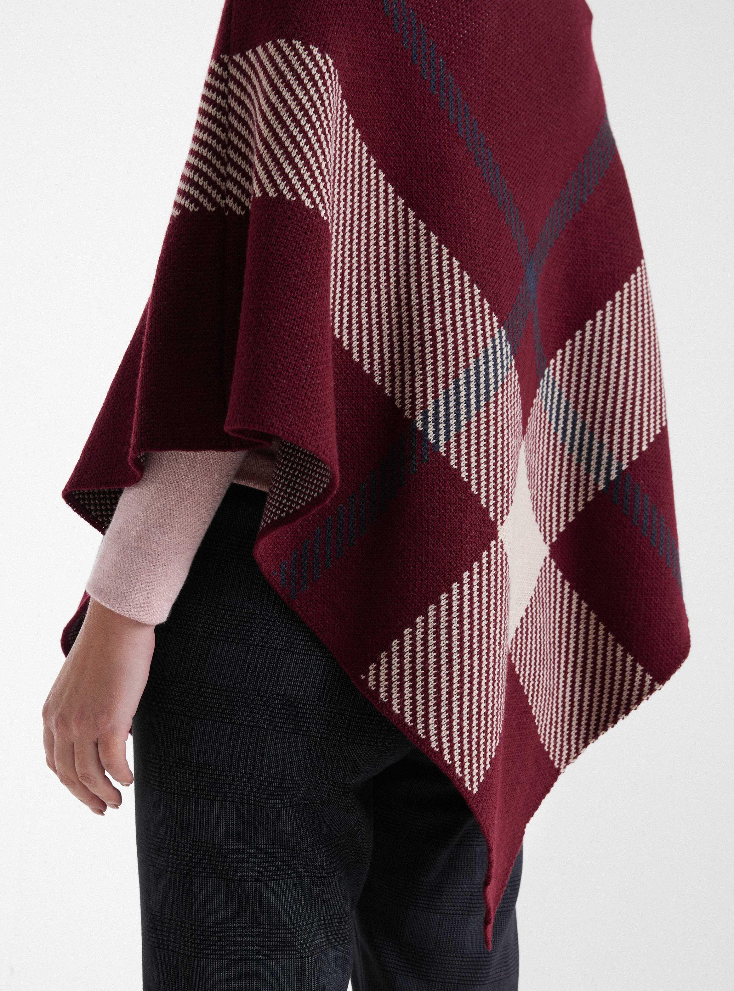 Sweater Poncho Tejido-3