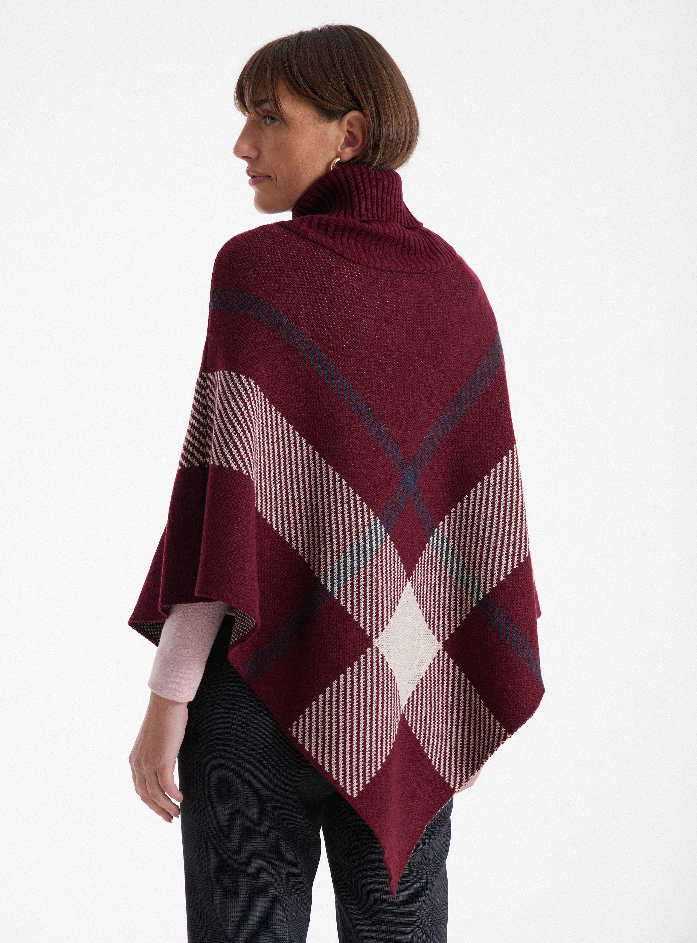 Sweater Poncho Tejido-1