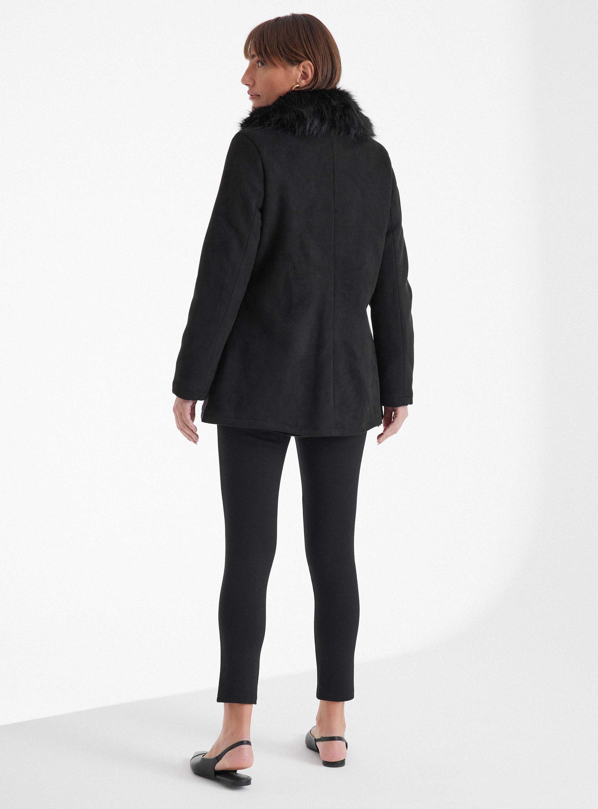 Abrigo Cuello Pelo Desmontable-5