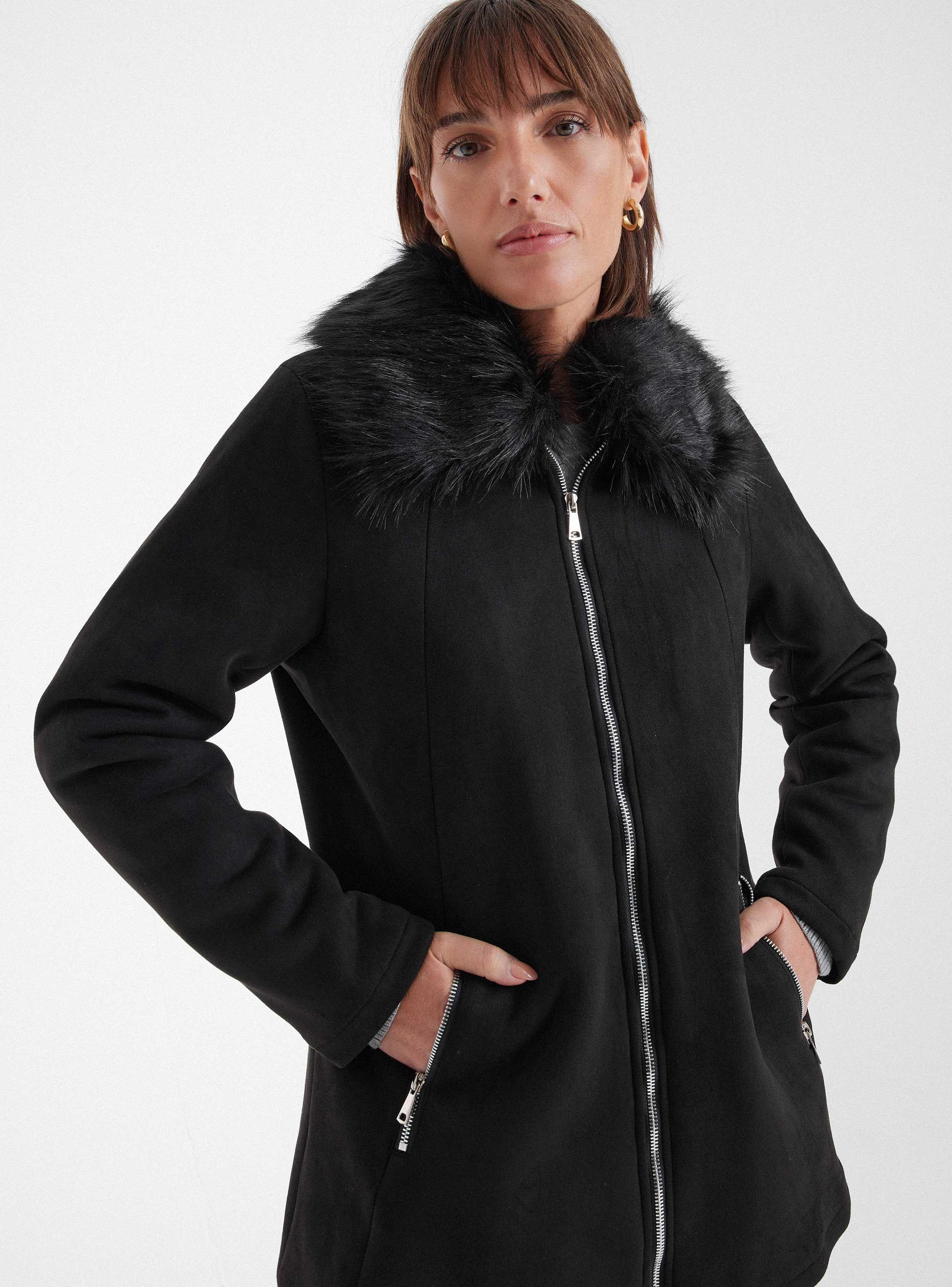 Abrigo Cuello Pelo Desmontable-2