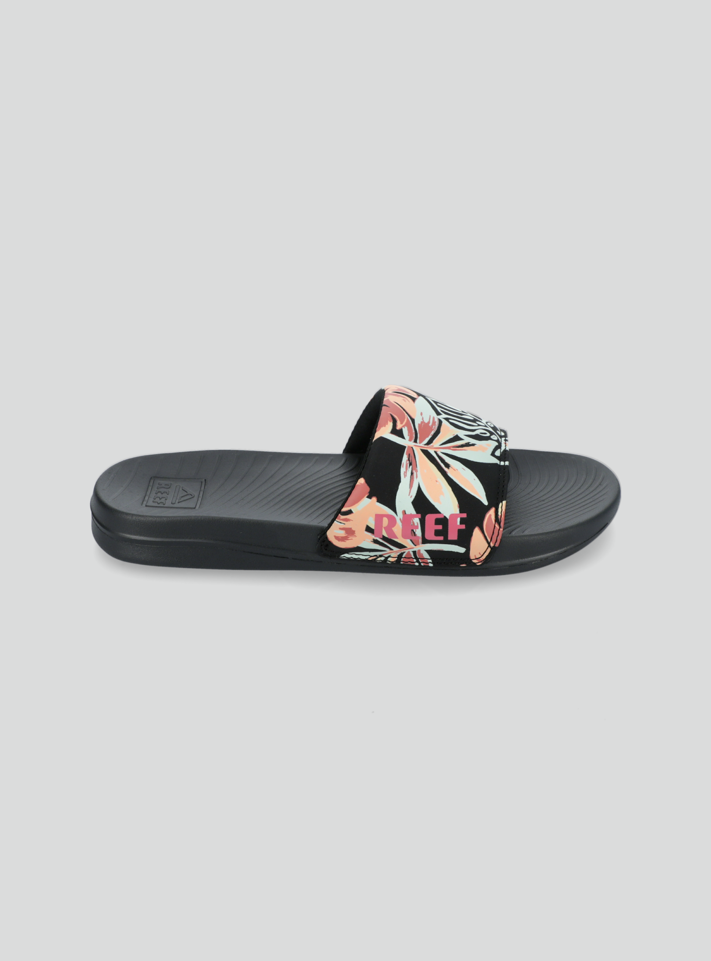 Sandalia Print Hojas One Slide Mujer-1
