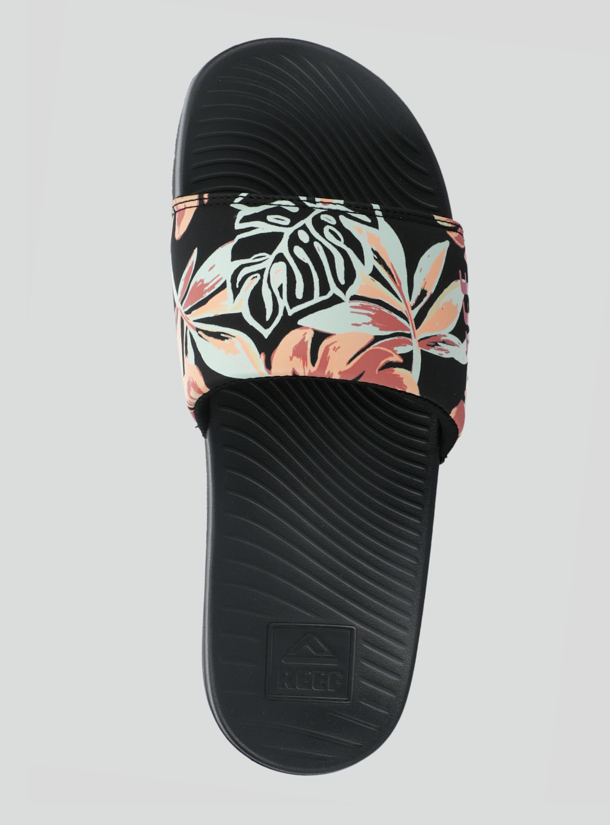 Sandalia Print Hojas One Slide Mujer-3