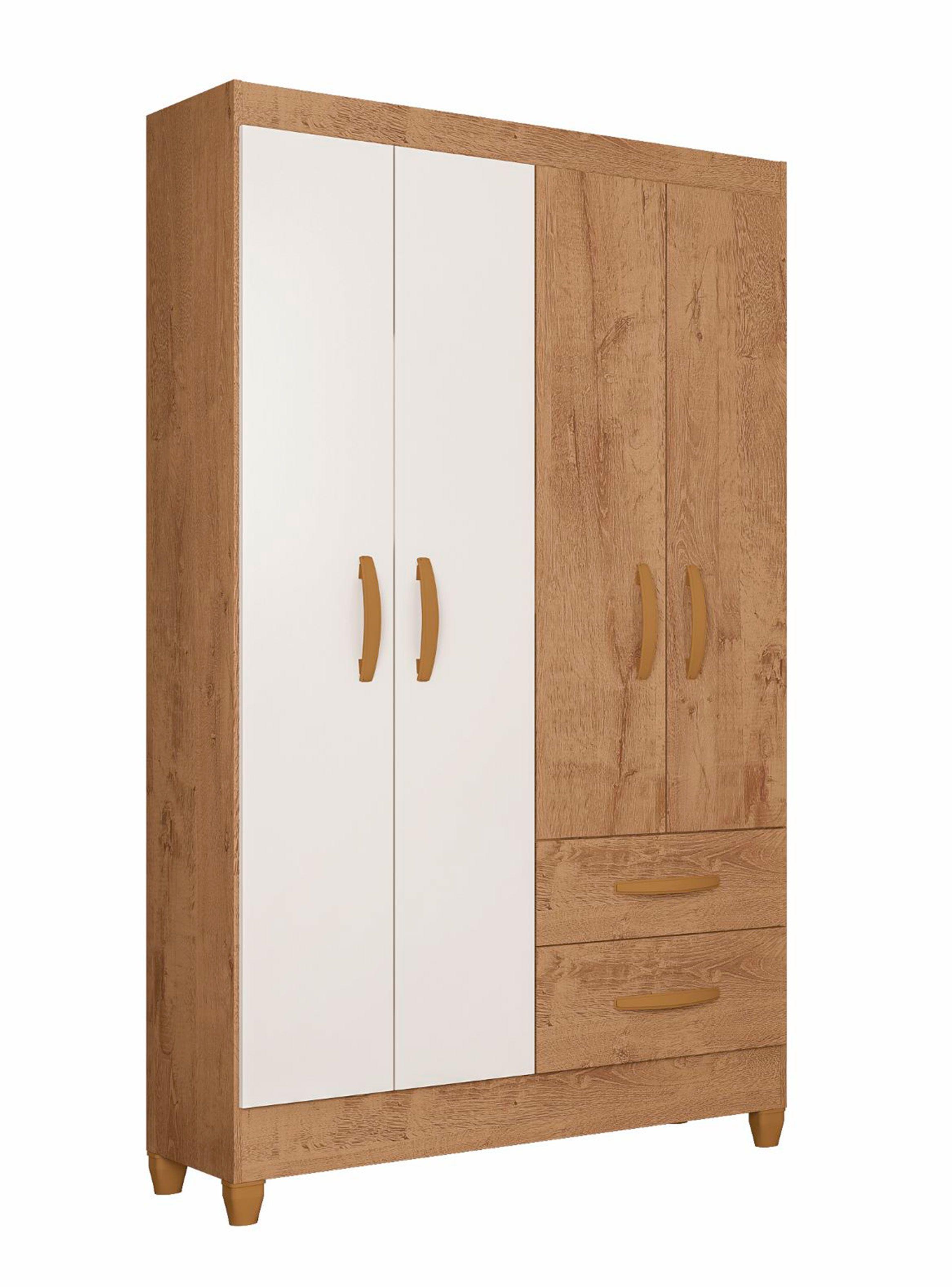 Clóset Jazmin Bicolor 4 Cajones 2 Puerta-0