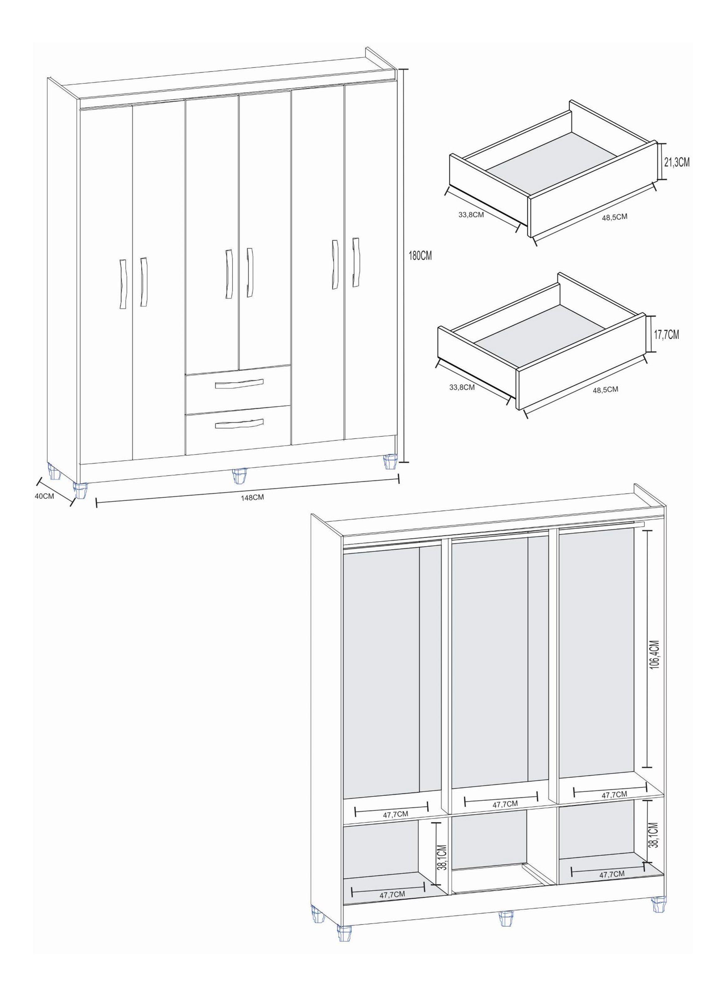 Clóset Verónica Bicolor-1