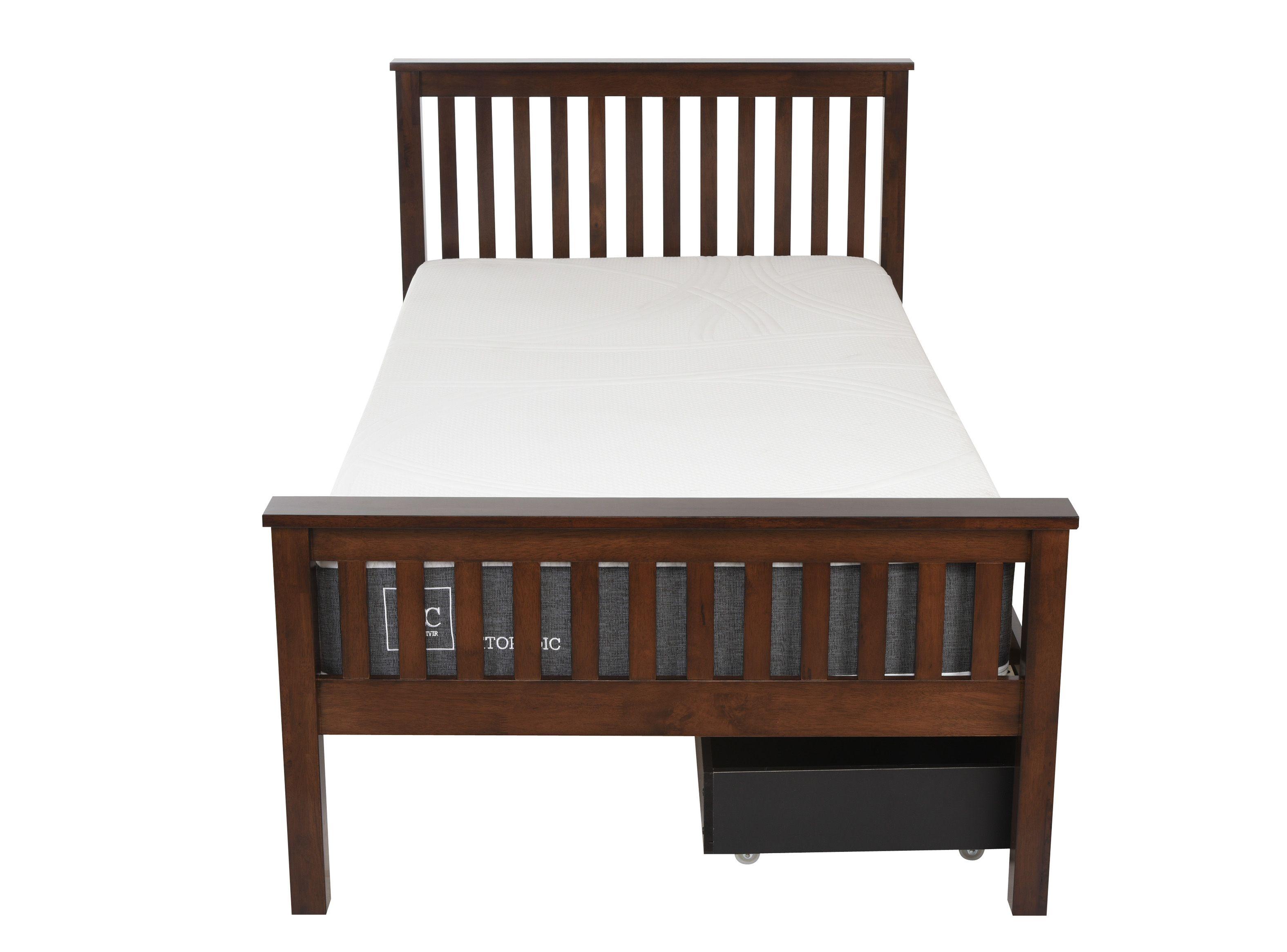 Cama Eloisa Single Ortopedic 1.5 Plazas + Set 2 Cajones-3