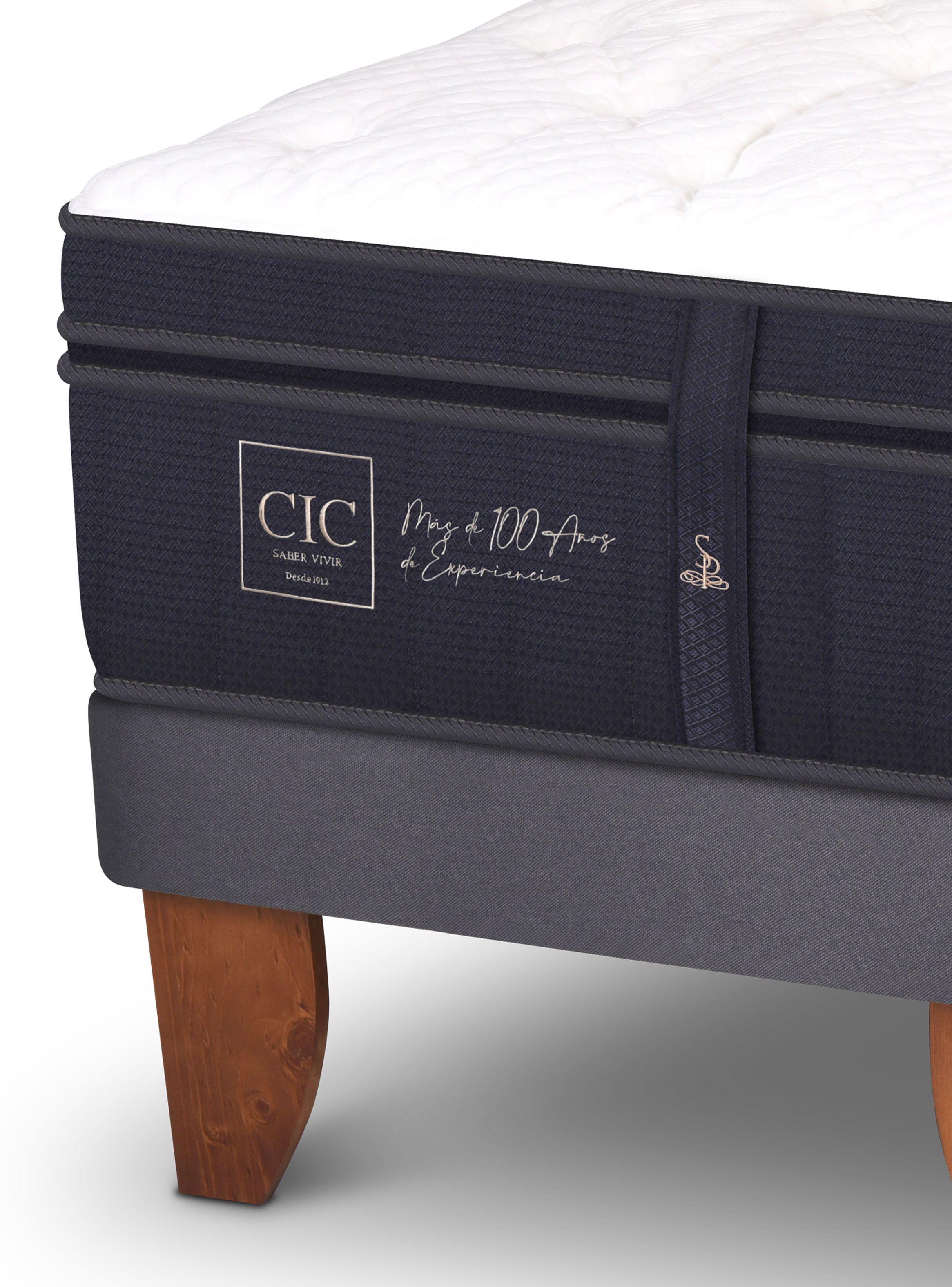 Cama Europea Super Premium King + Respaldo Milán-3