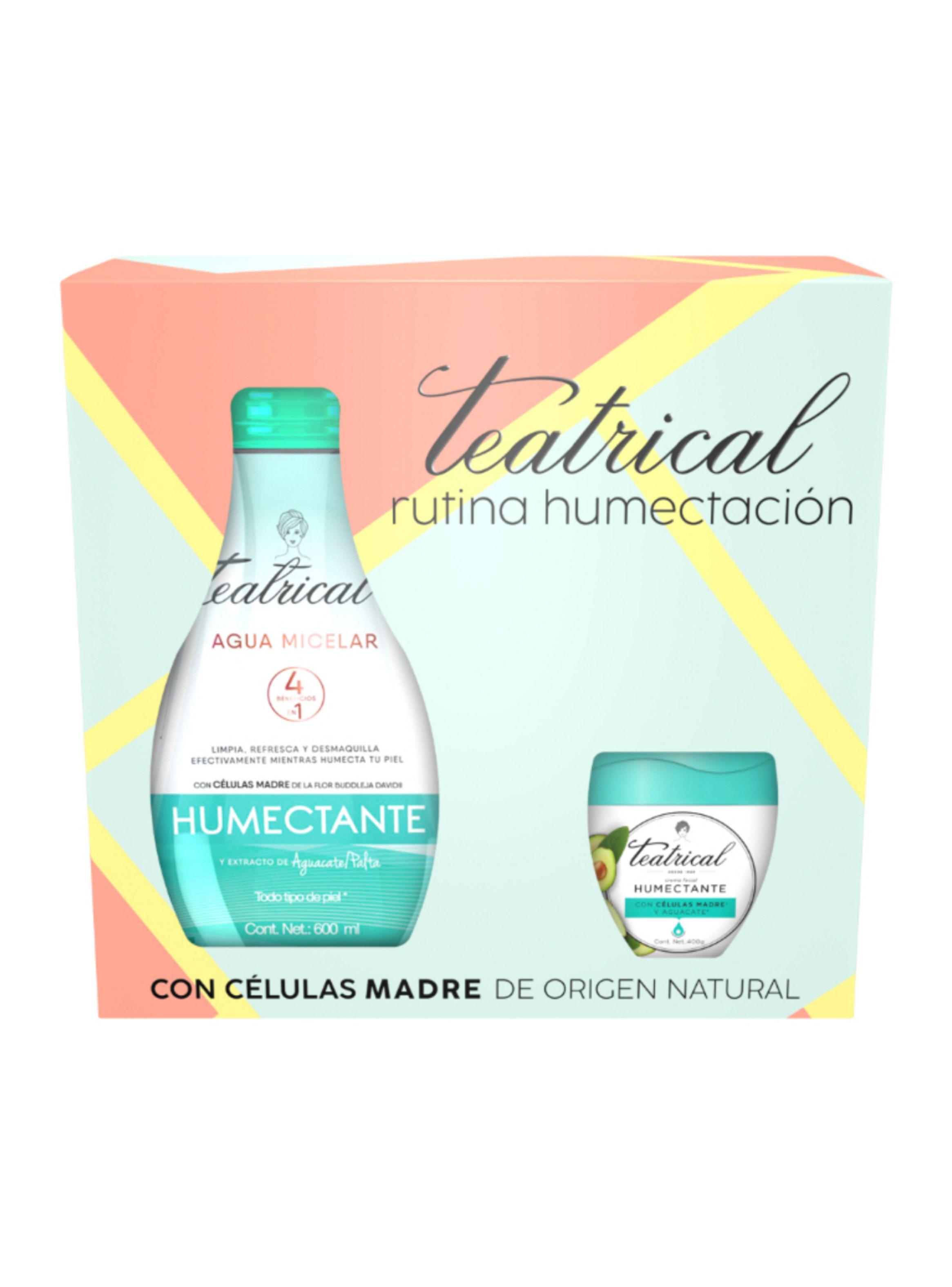 Pack Teatrical Agua Micelar 600 ml + Humectante 100 g-0