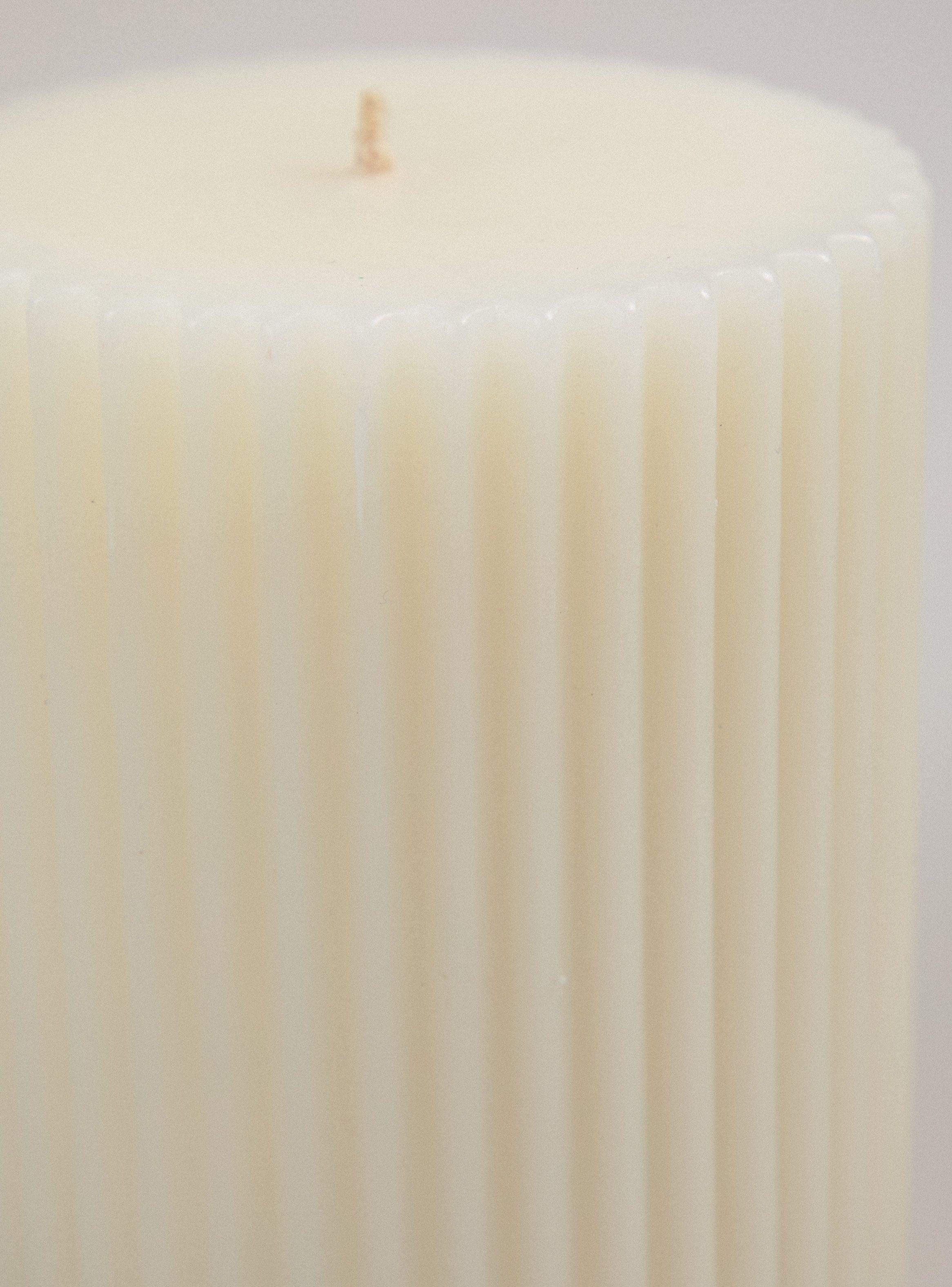 Vela Pilar Ecru 10x7 cm-2