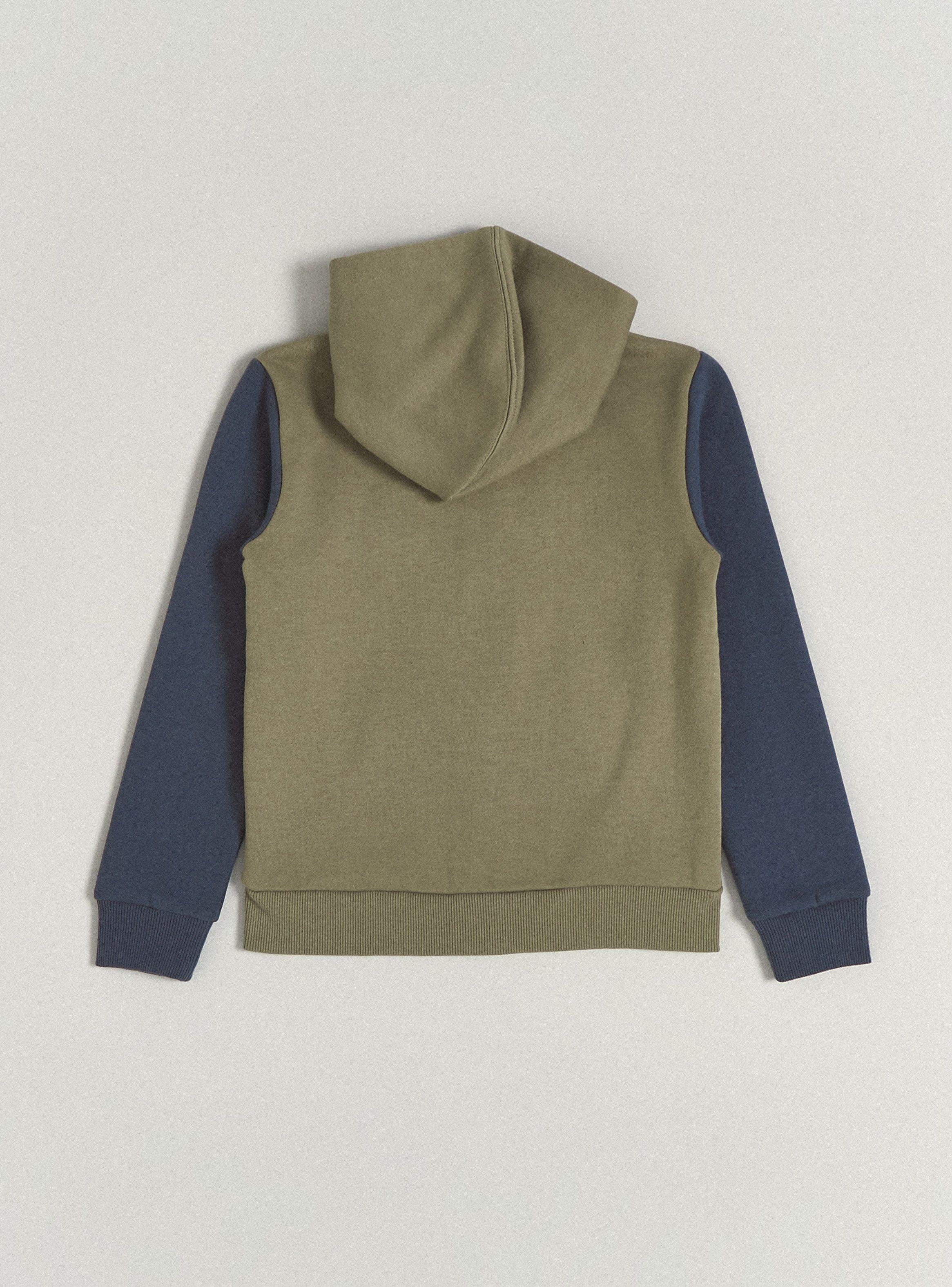 Polerón Sporty Con Gorro y Manga Caída-3