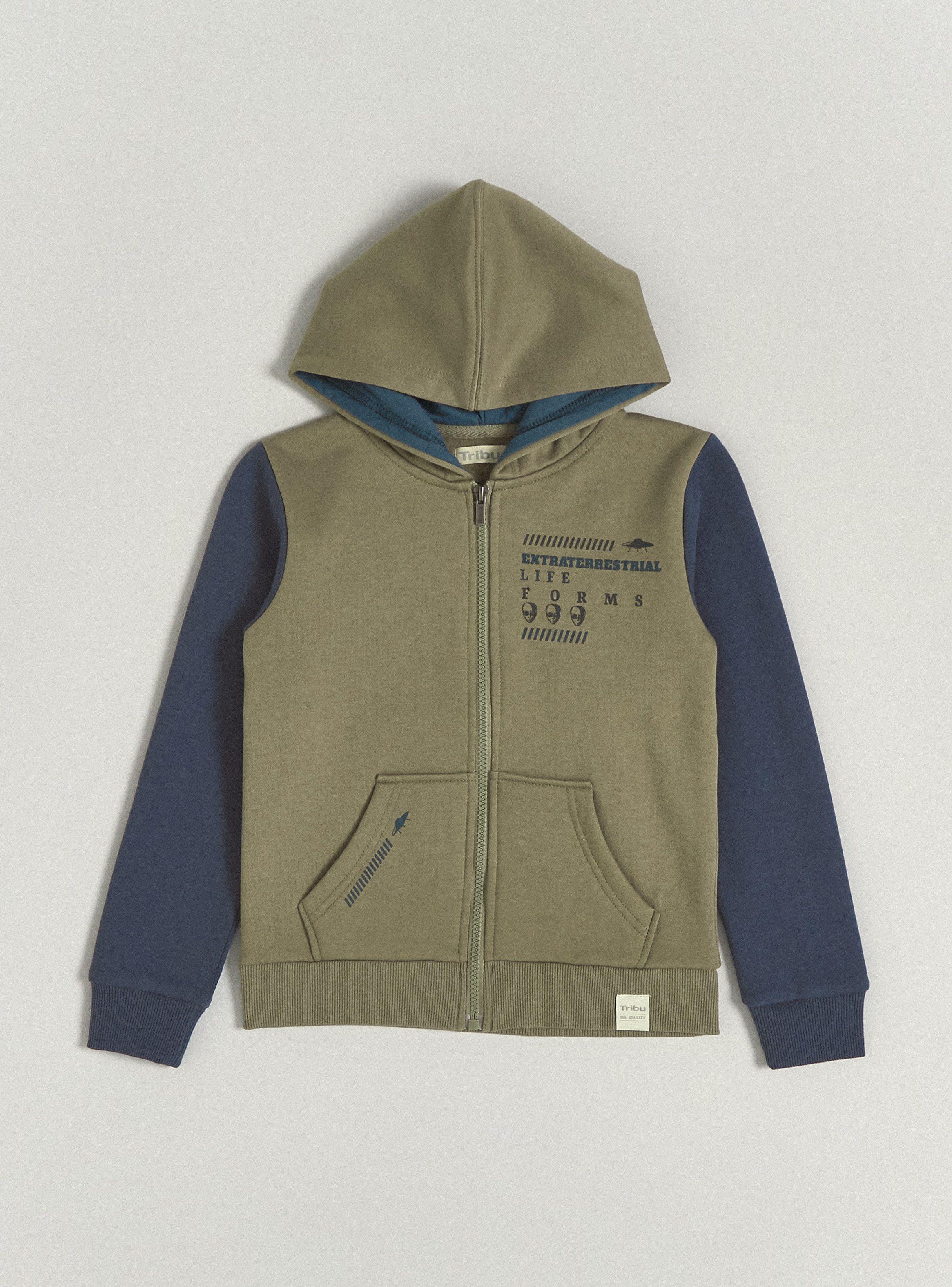 Polerón Sporty Con Gorro y Manga Caída-2