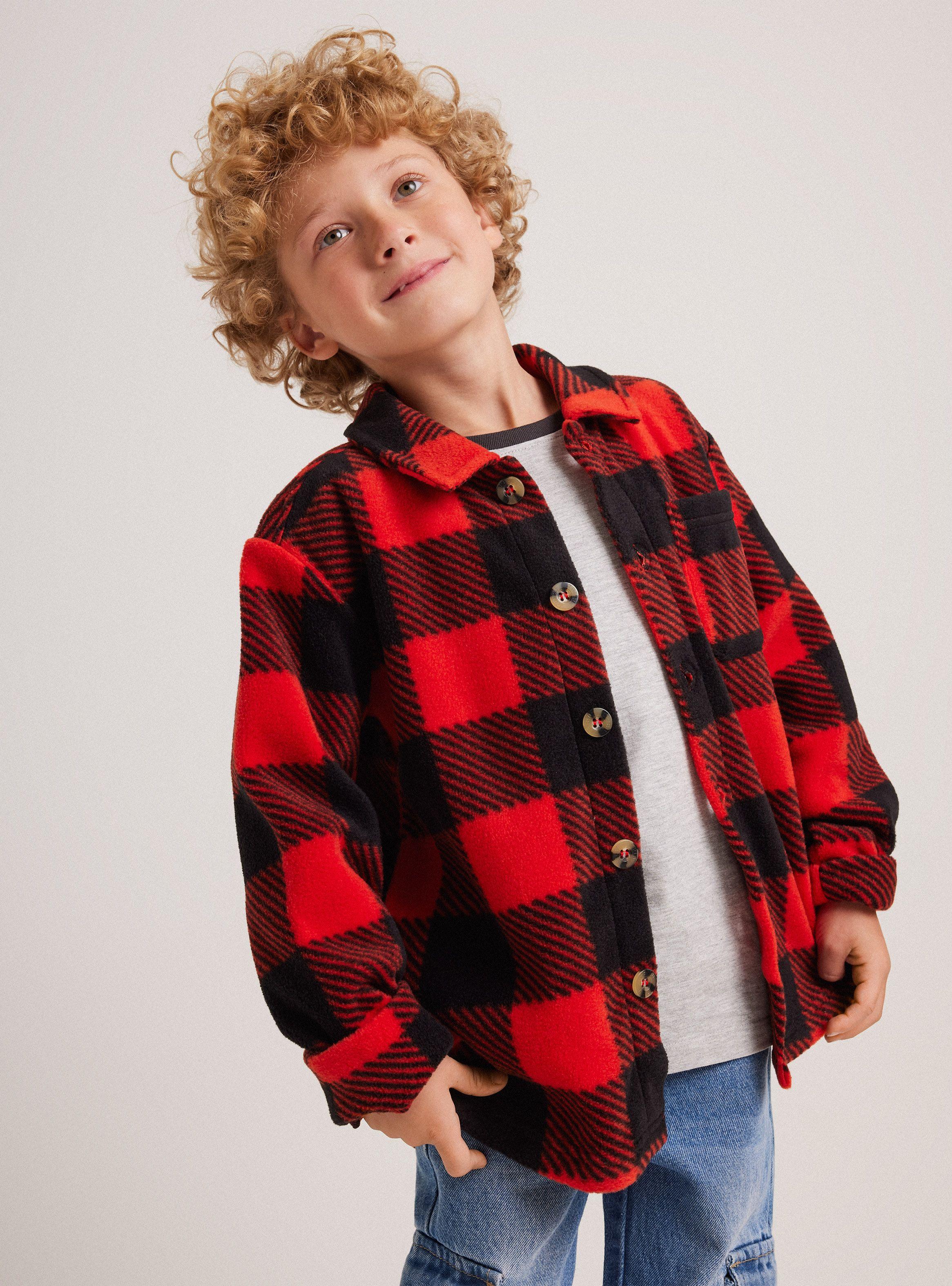 Camisa de Vestir Polar Cuadrillé-0