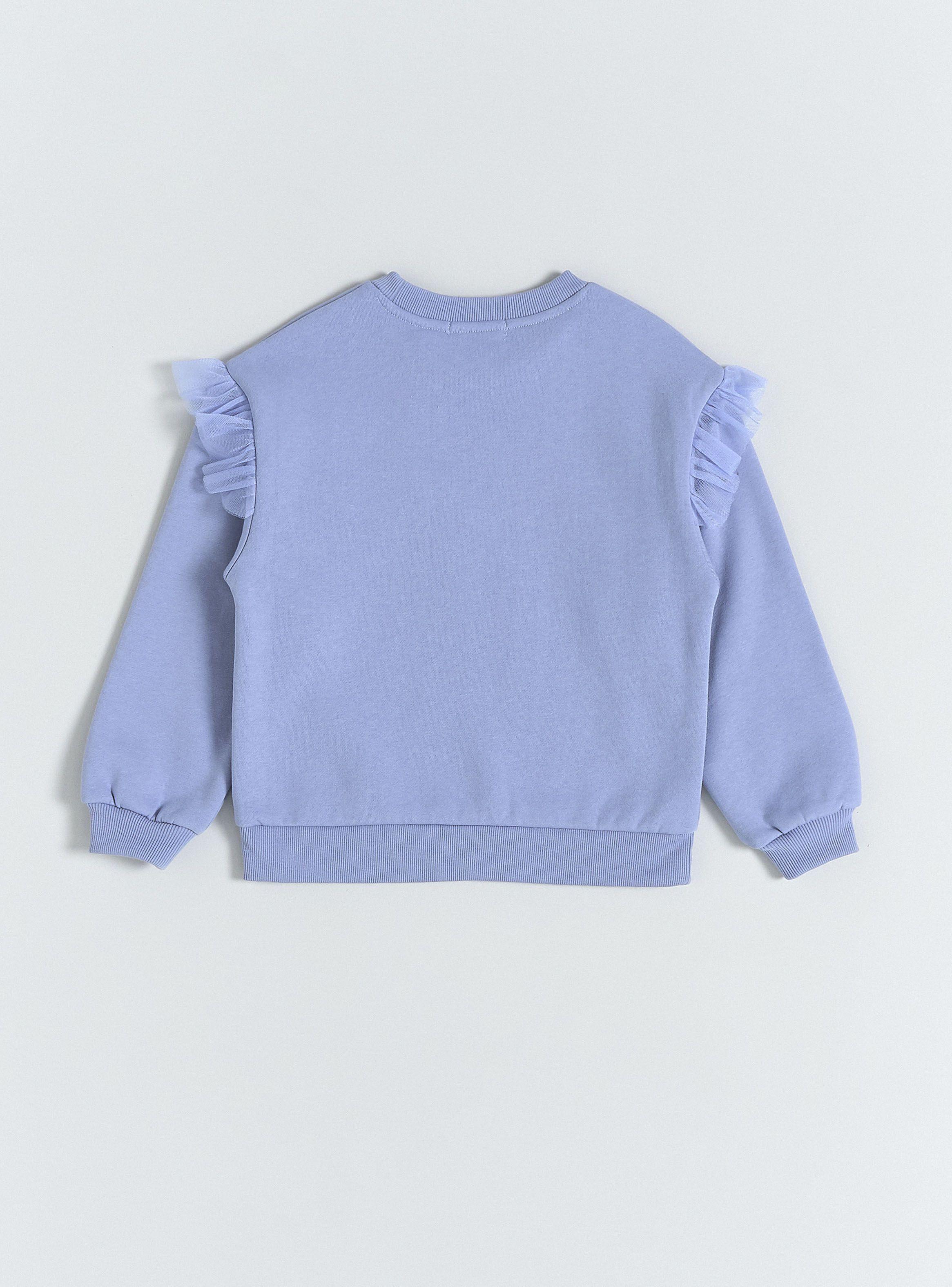 Polerón Estampado Aplicación Tulle-3