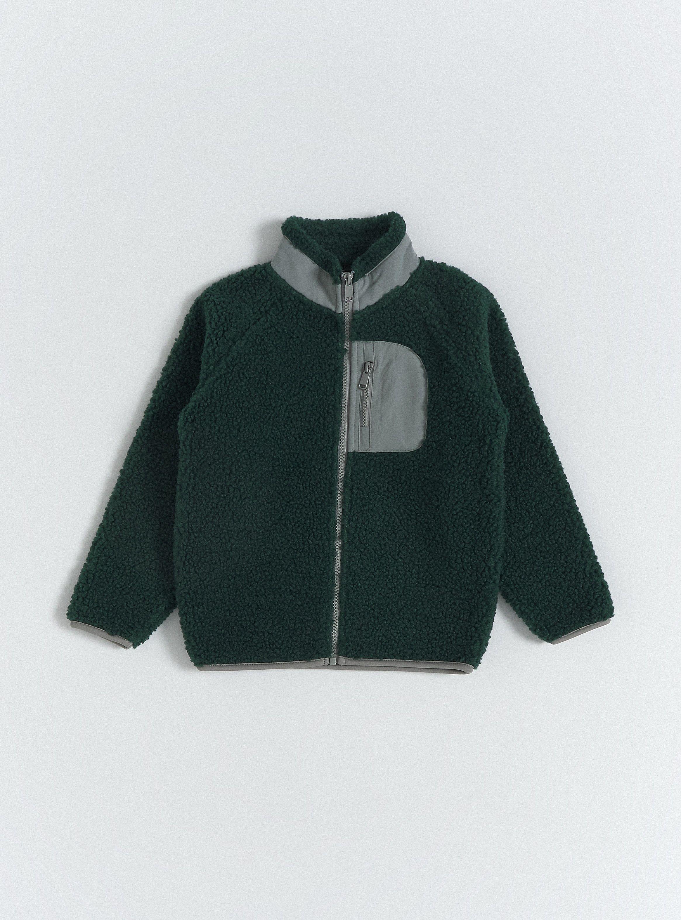Chaqueta Sherpa Forrada Bolsillos Nylon-2