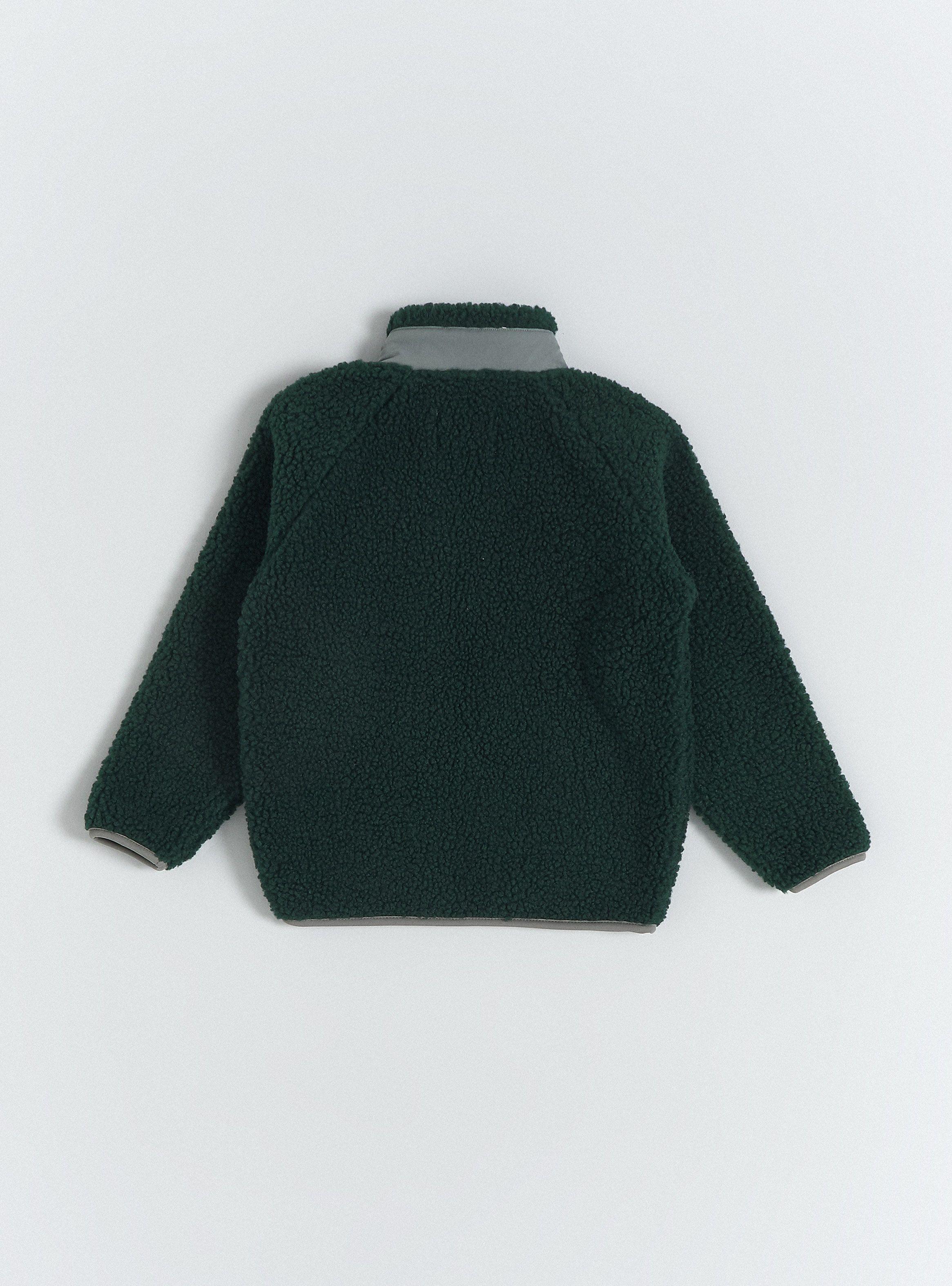 Chaqueta Sherpa Forrada Bolsillos Nylon-3