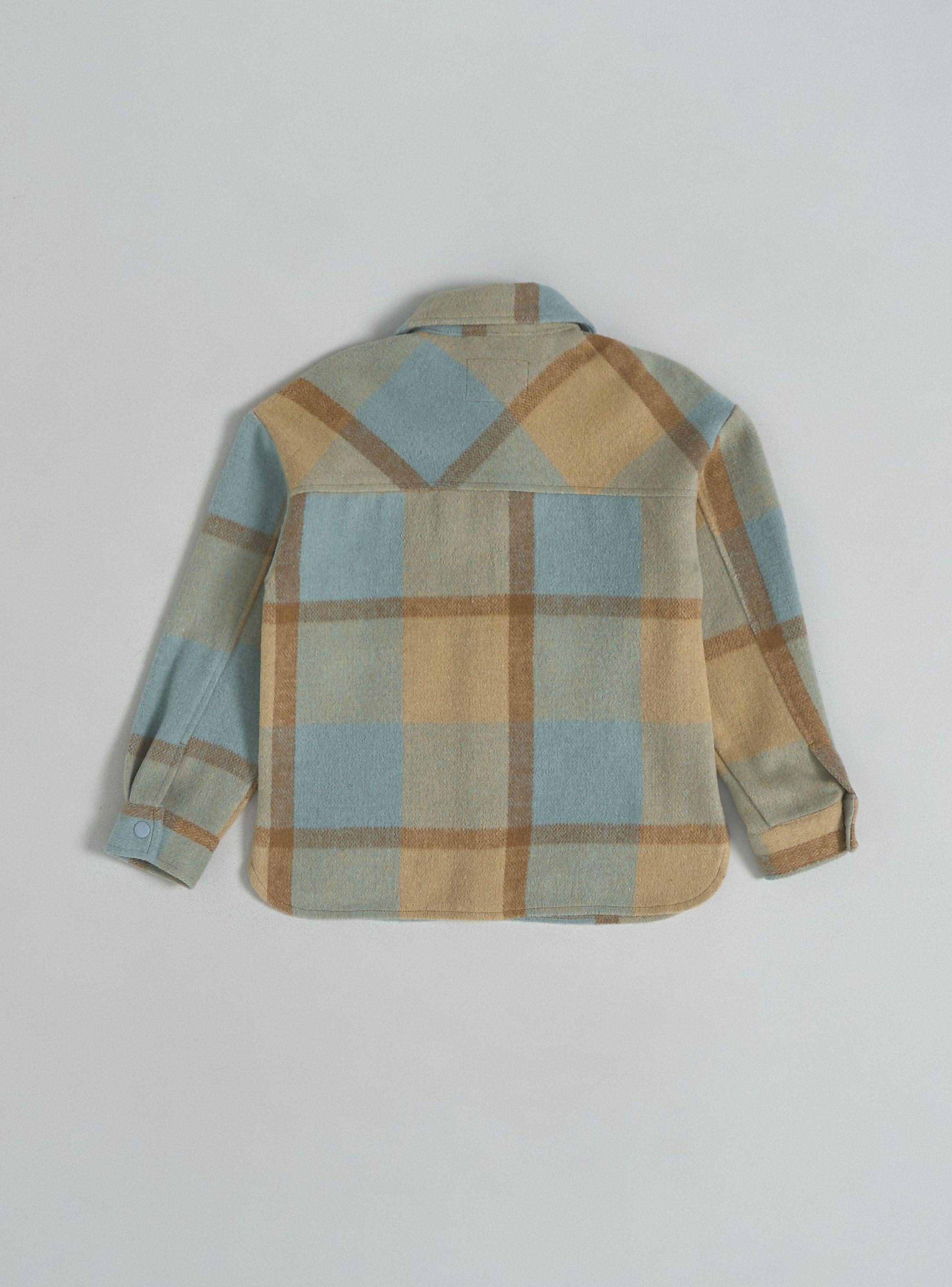 Chaqueta Cuadrillé con Botones-3