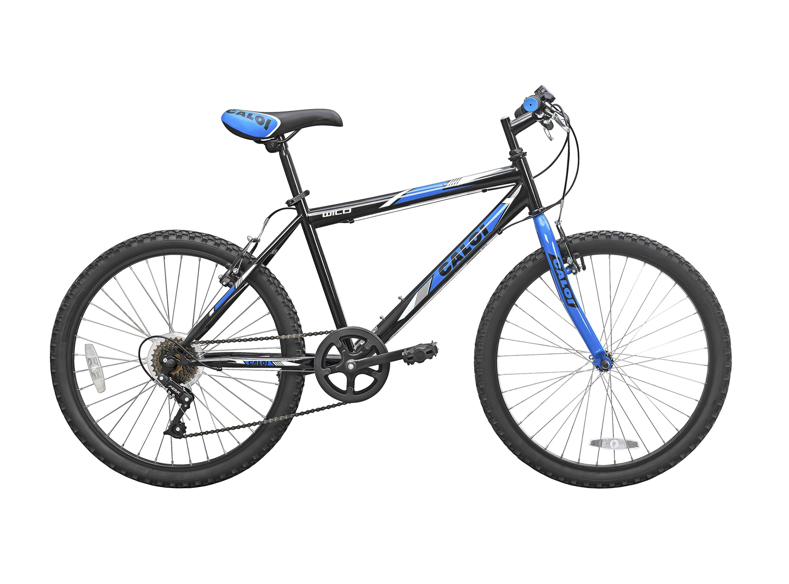 Bicicleta MTB Caloi Infantil Aro 24" Talla Única Wild 2019 Negro-0