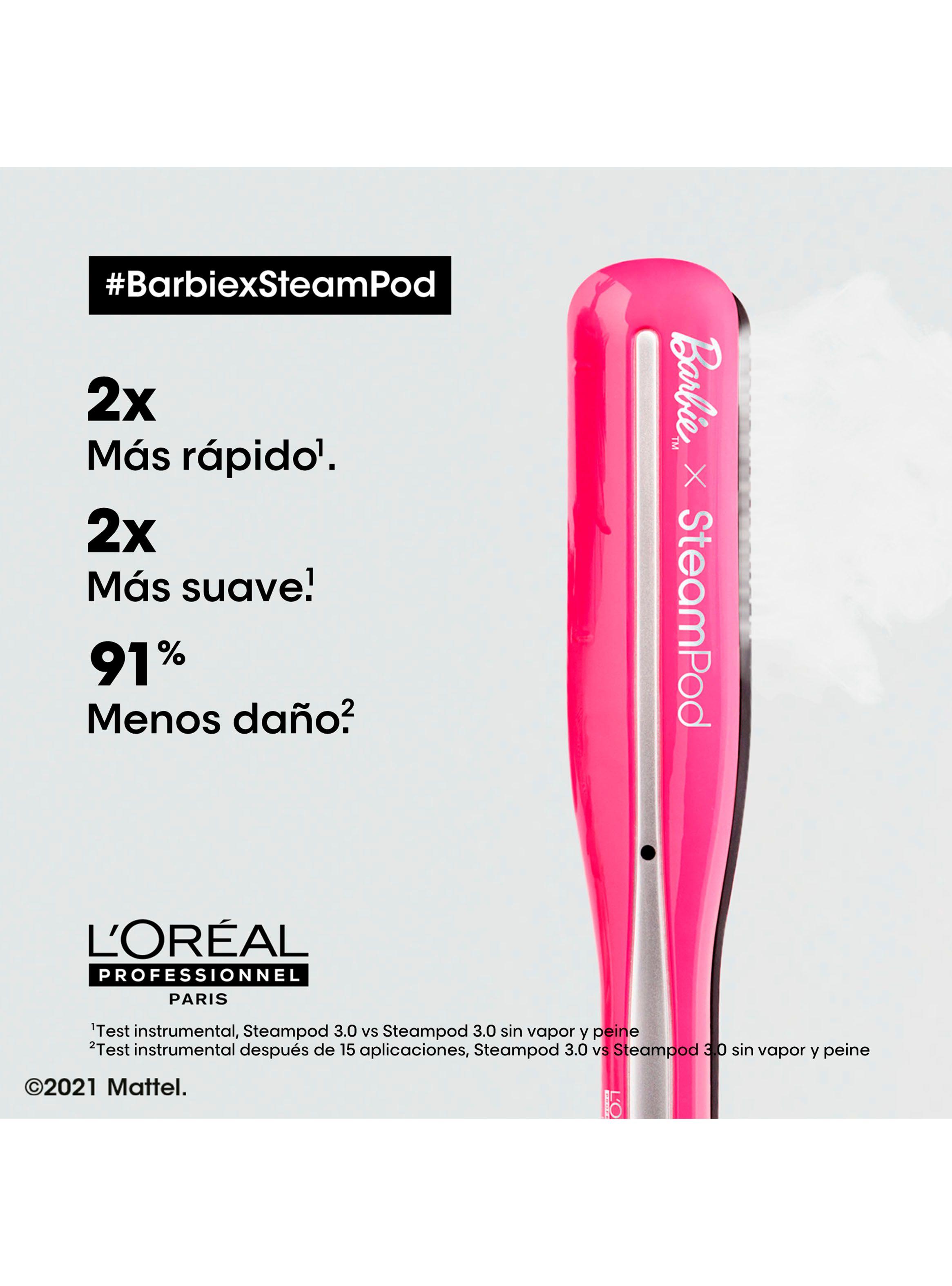 Alisador de Pelo a Vapor Steampod Barbie Edición Limitada-1
