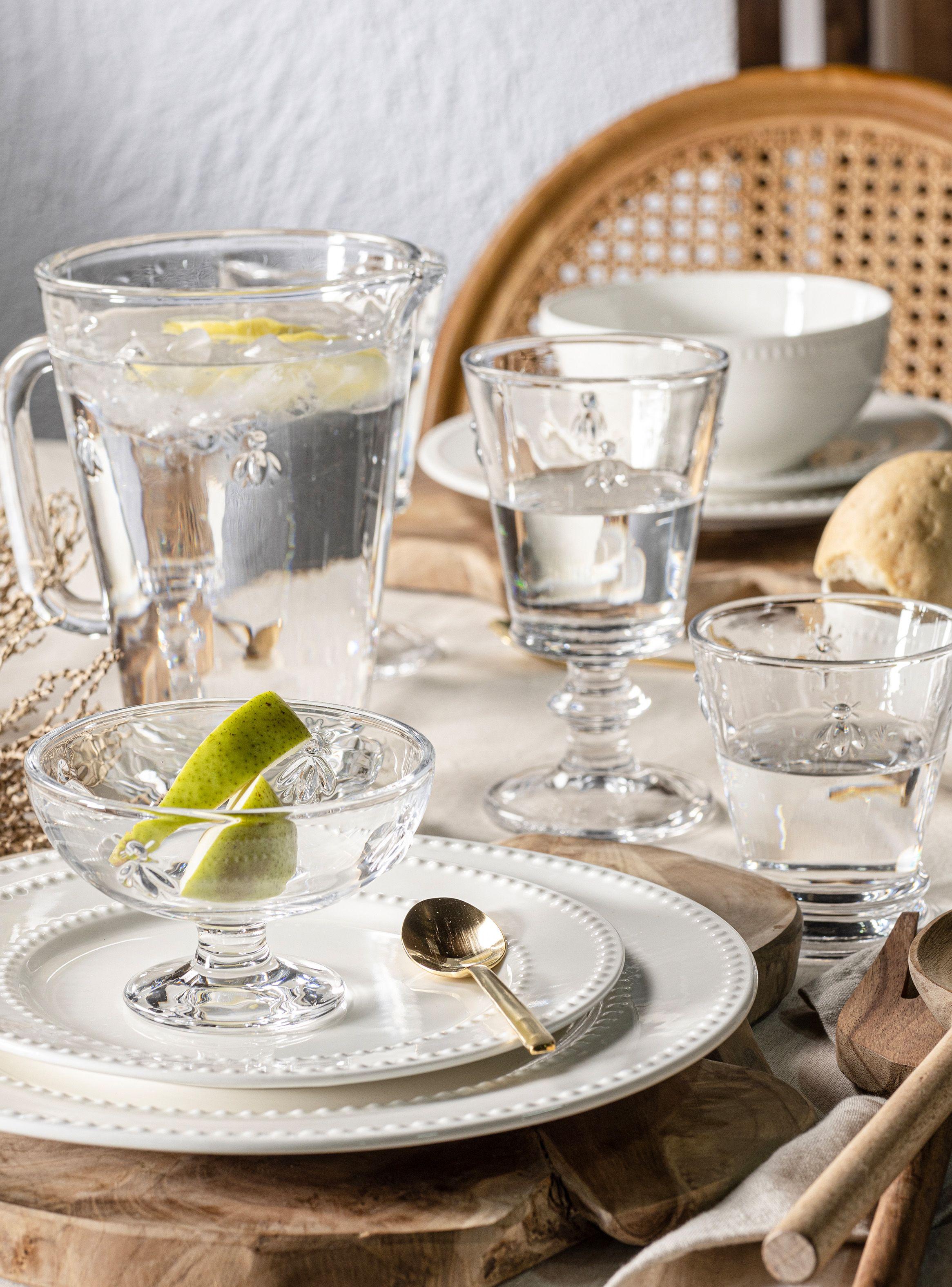 Set 4 Vasos Cortos Vidrio Bee-4