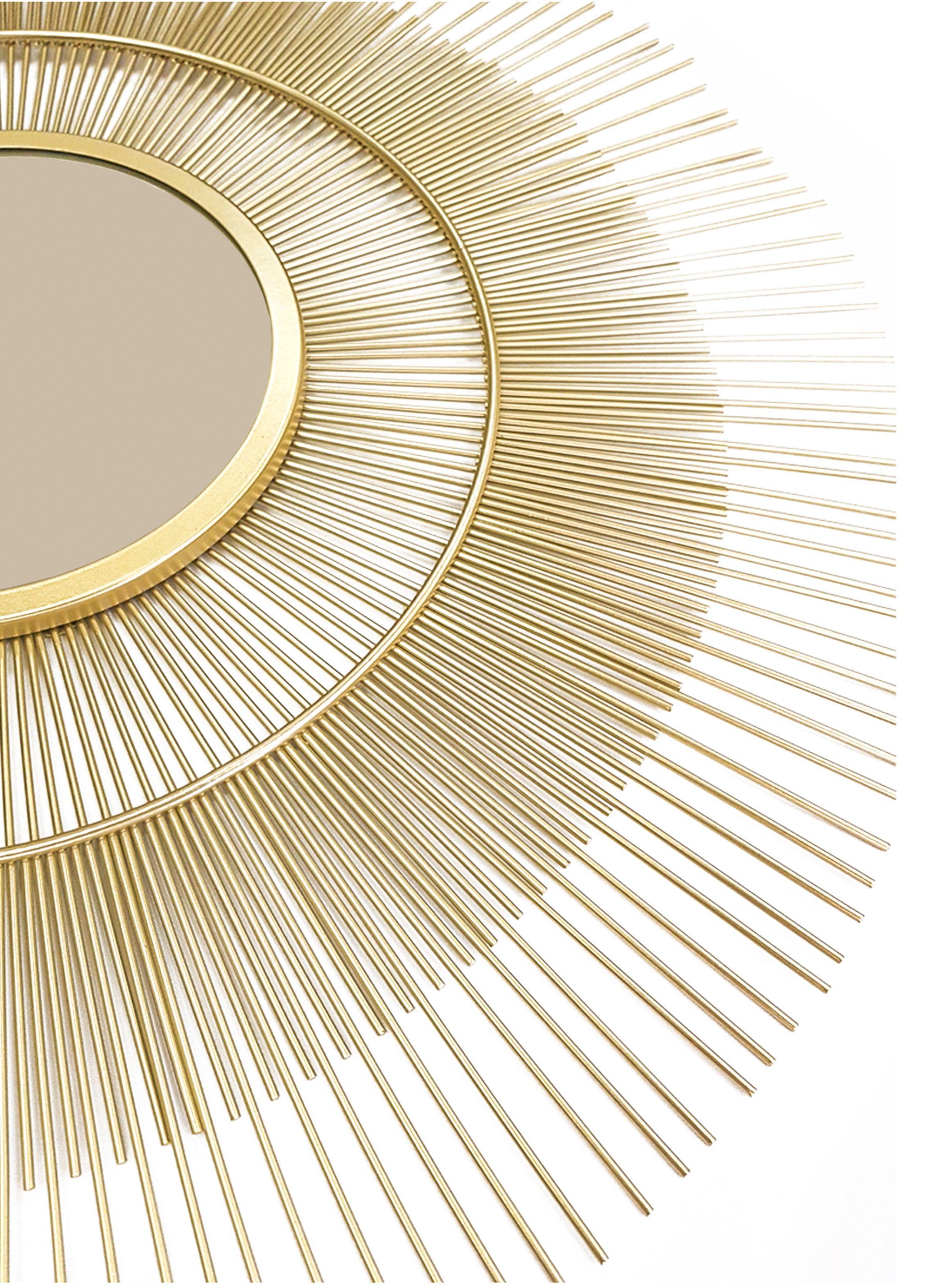 Espejo Decorativo Cannes 60 x 60 cm Dorado Mallorca-1