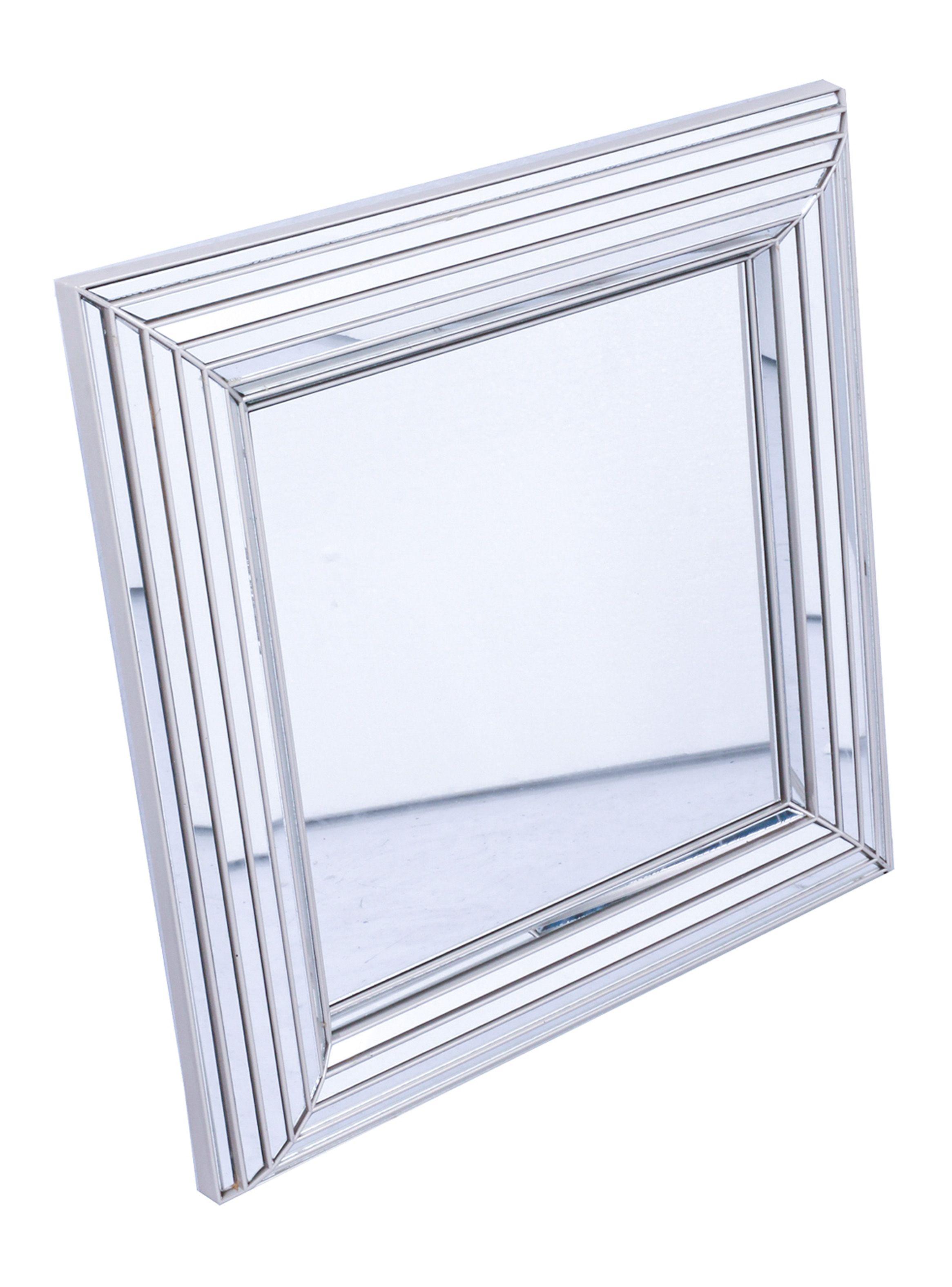 Espejo Decorativo Varsovia 41 x 41 cm Plateado Mallorca-1