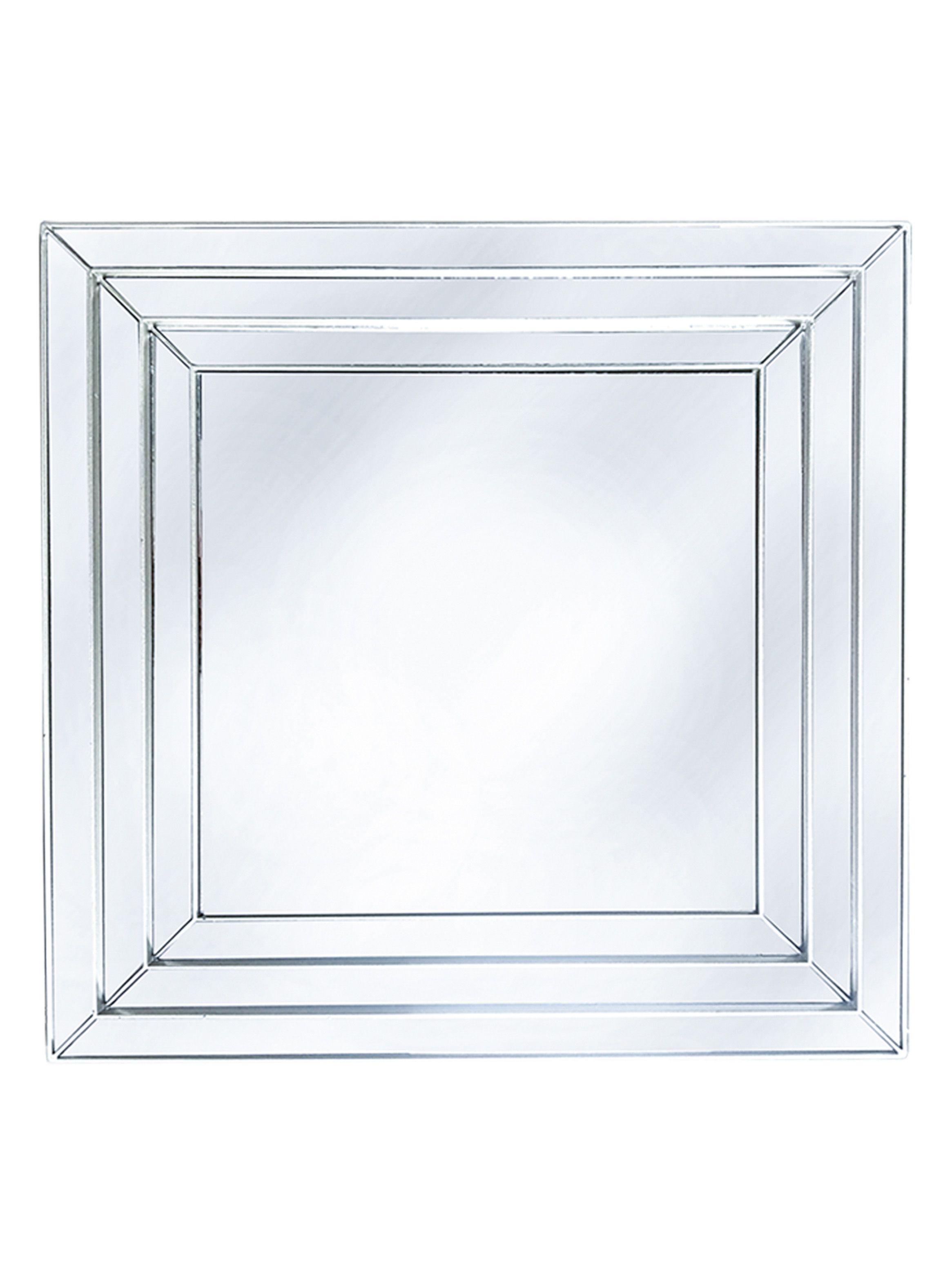 Espejo Decorativo Varsovia 41 x 41 cm Plateado Mallorca-0