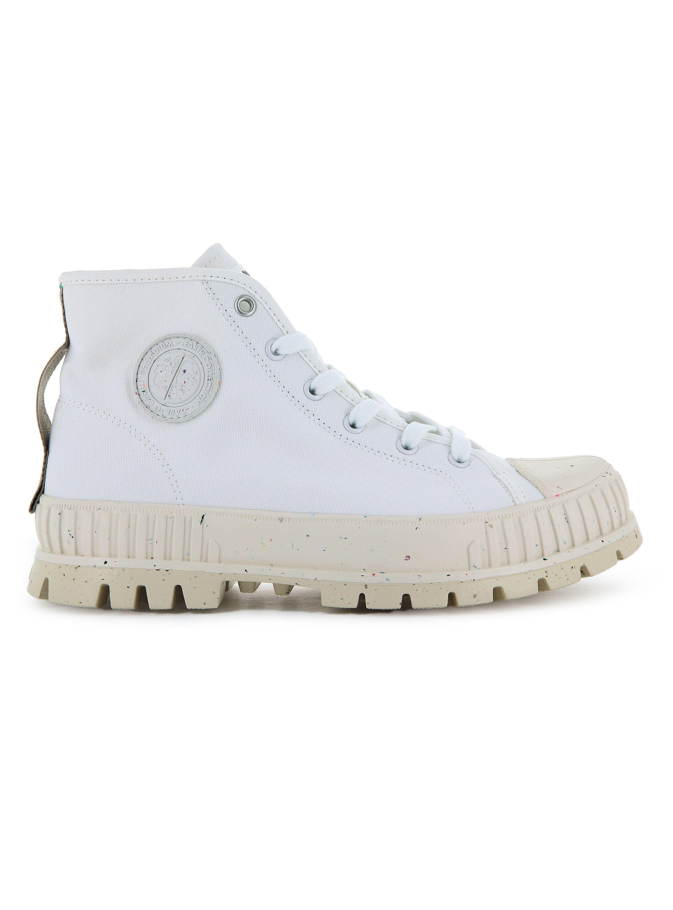 Zapatilla Urbana Pallashock Mid Organic Blanco Mujer-0