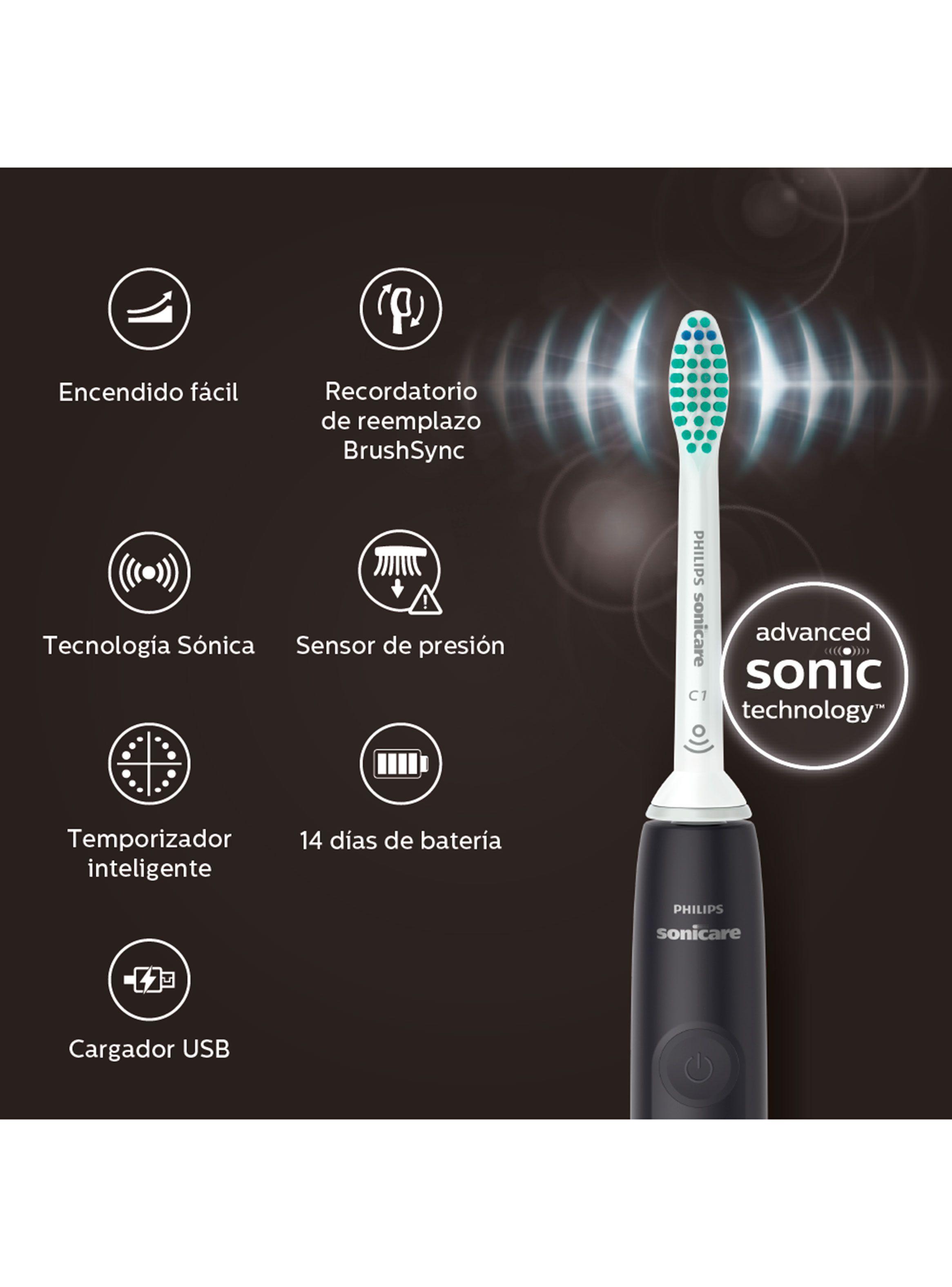 Cepillo Eléctrico Negro Gemini 3100 HX3673/14 Sonicare-3