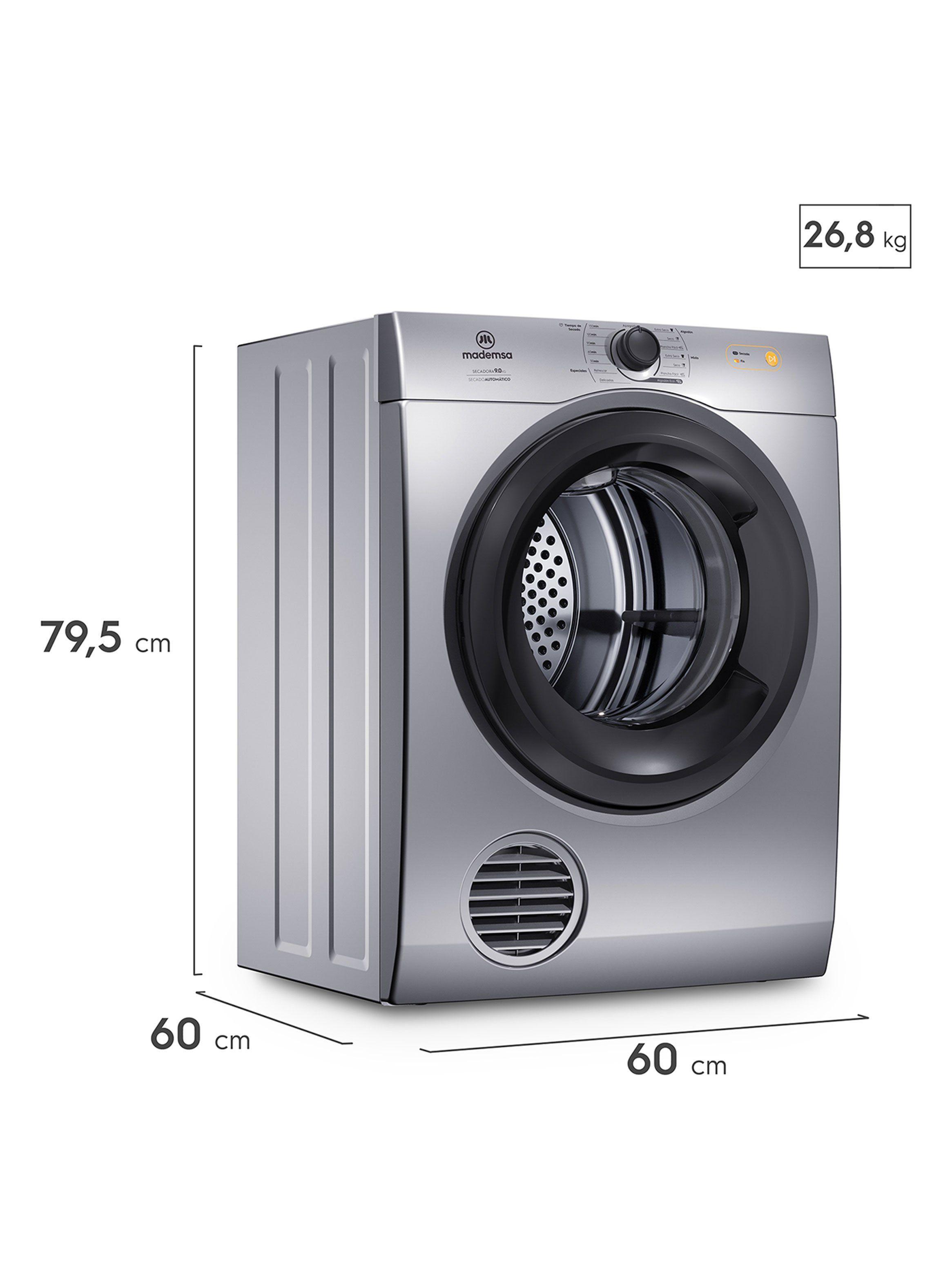 Secadora Carga Frontal 9 Kg 9D SZG Silver-1