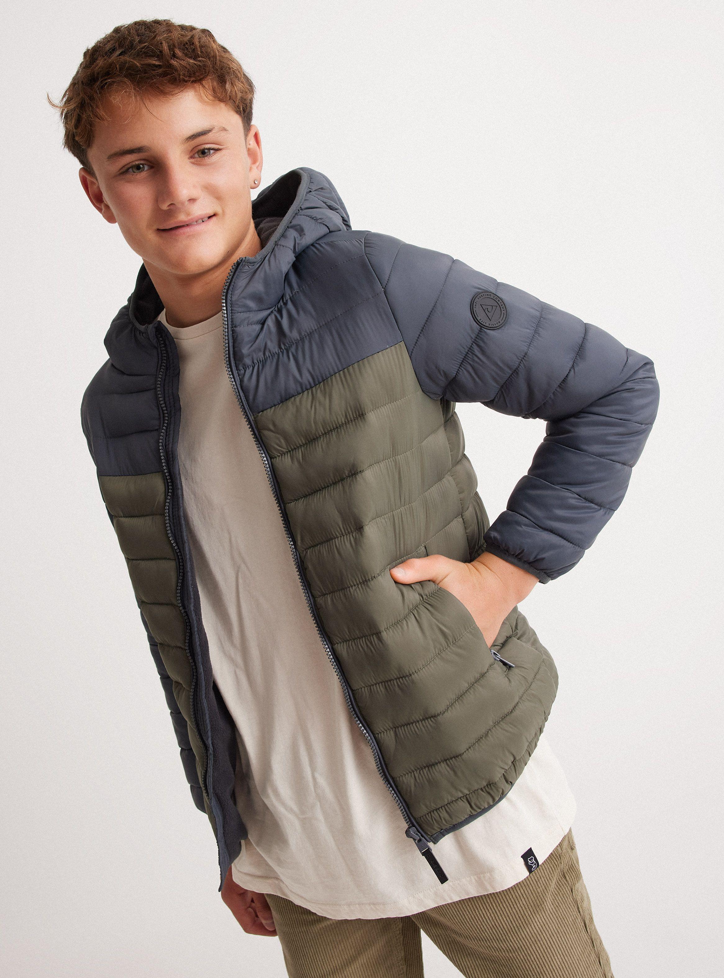 Parka Bicolor Con Interior Micropolar-0