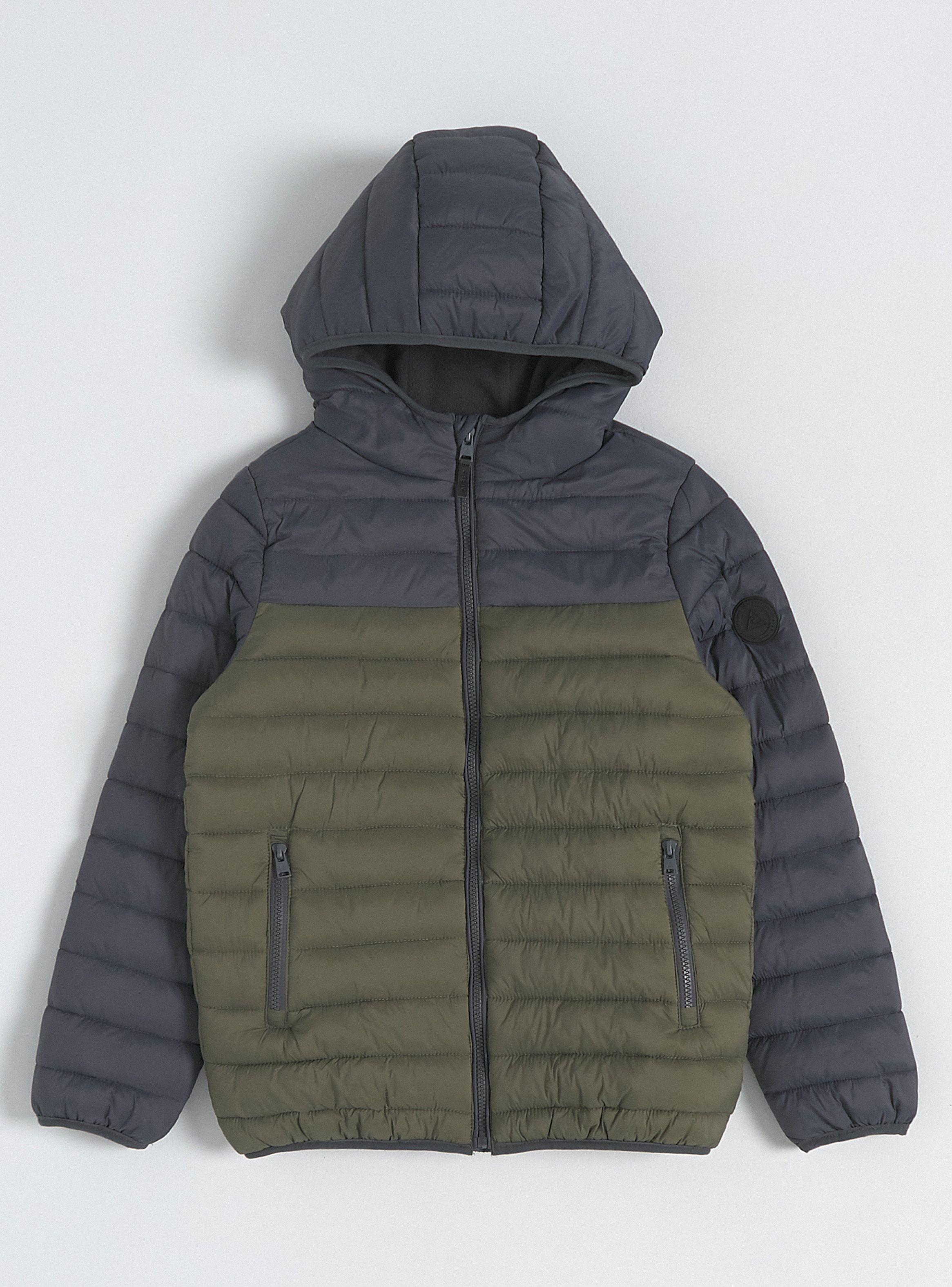 Parka Bicolor Con Interior Micropolar-2