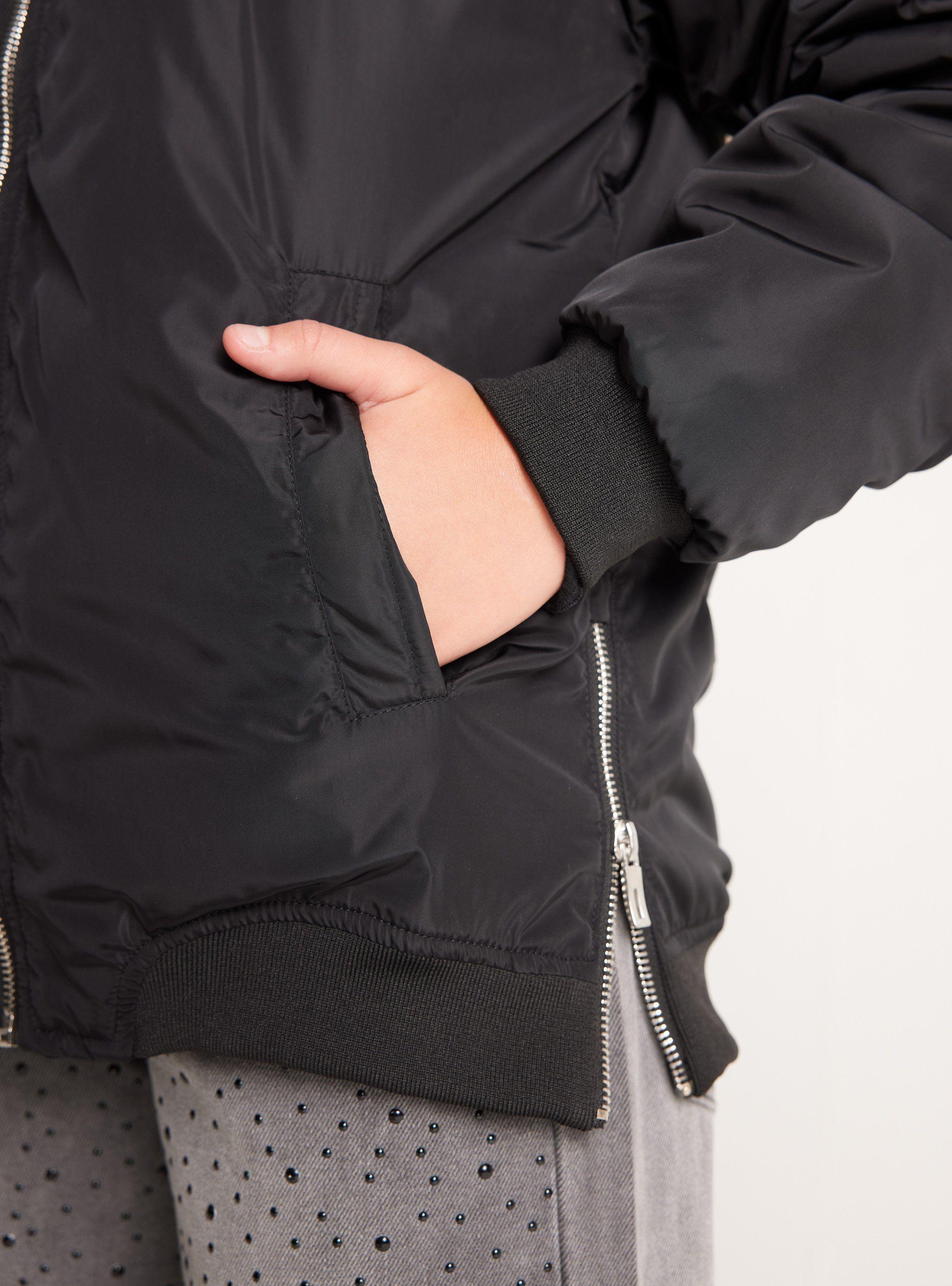 Parka Bomber Con Puños De Rib-1