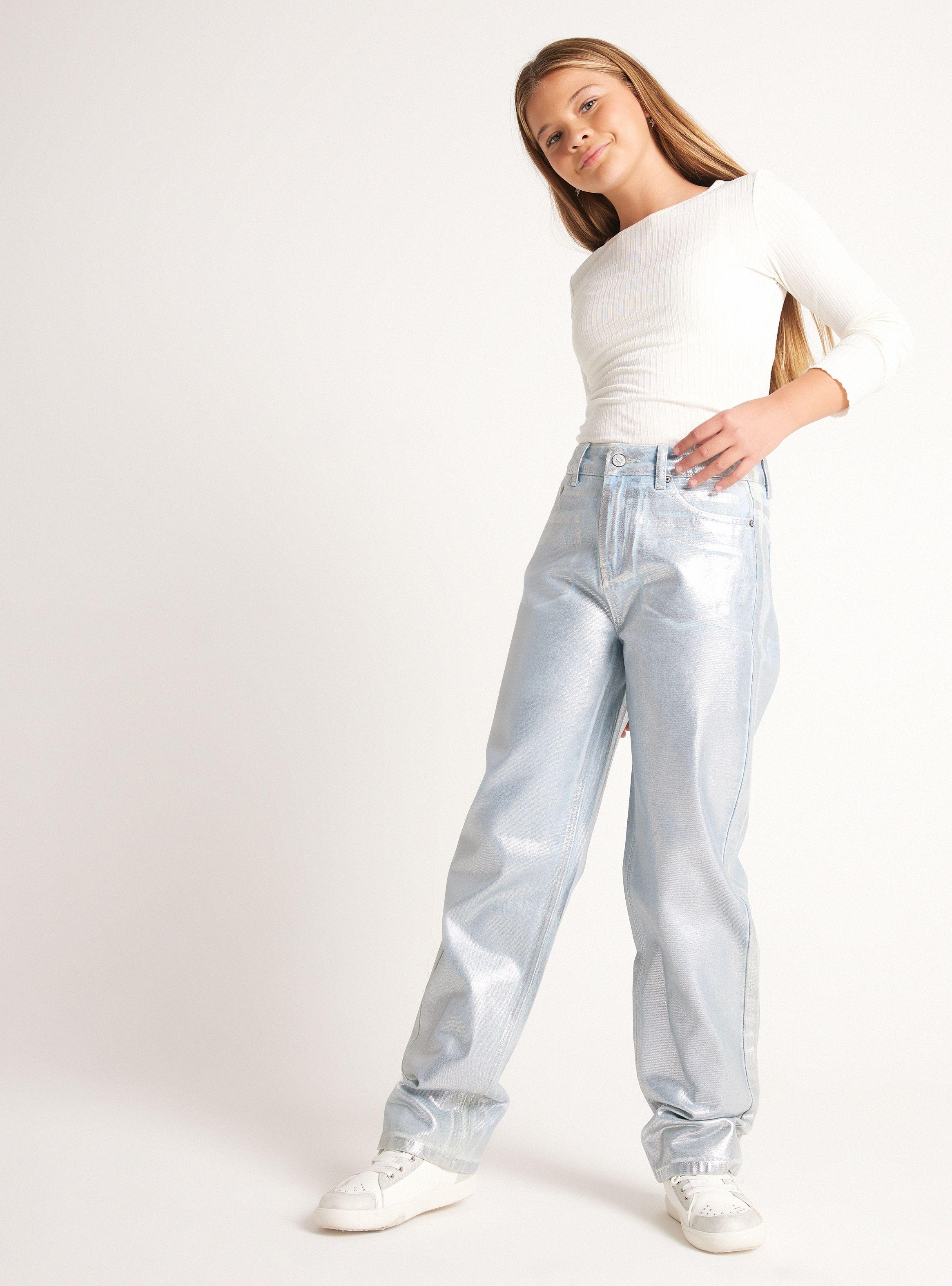 Jeans Con Aplicación De Folia-0