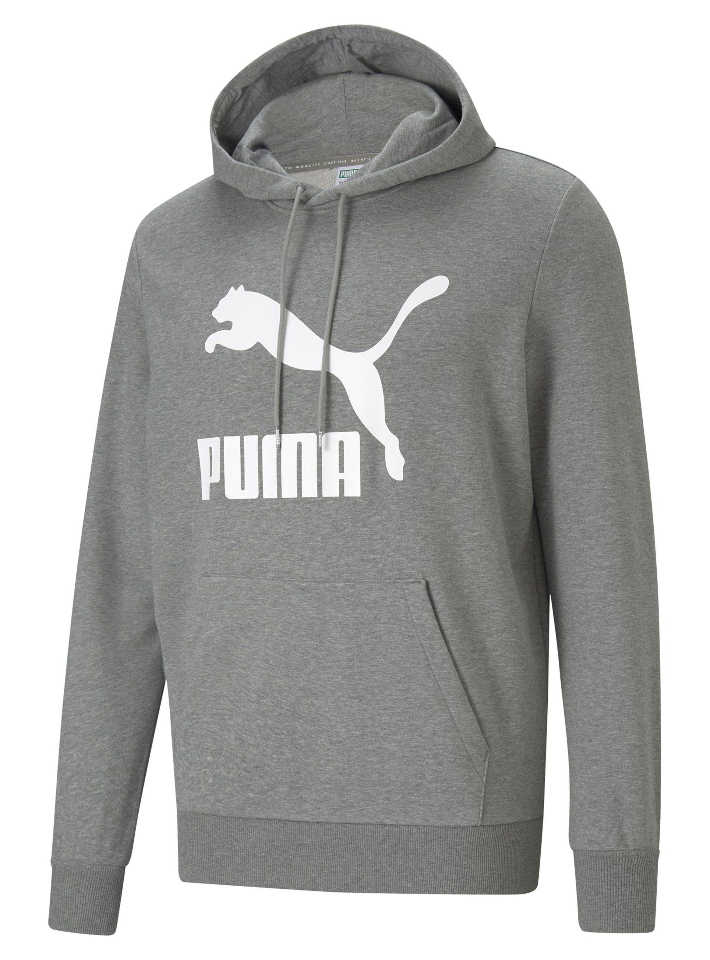 Polerón Classics Logo Hoodie Tr Gris-3