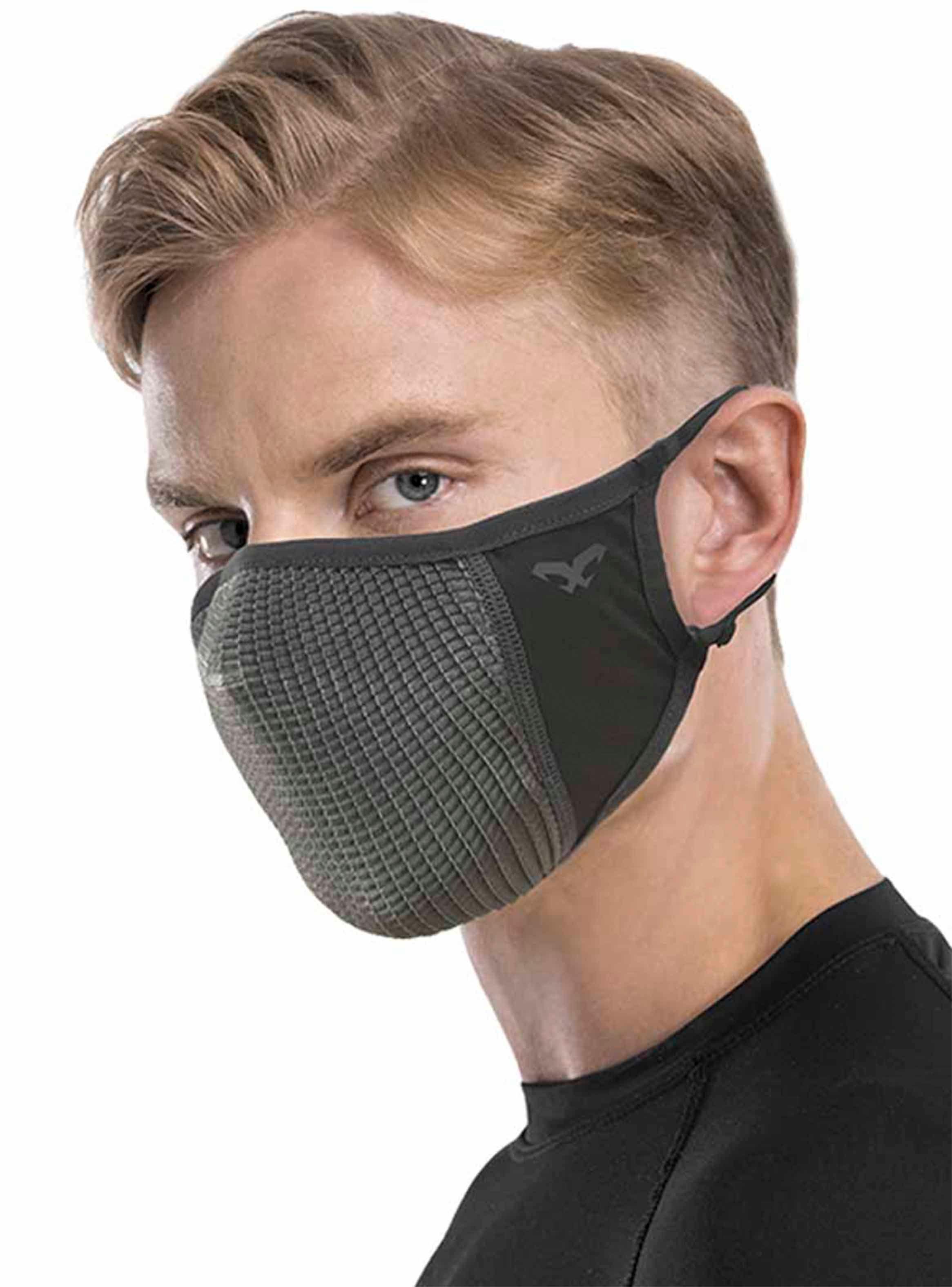 Máscara Naroo Mask Deportiva Uso Diario N0U Grey M/L-0