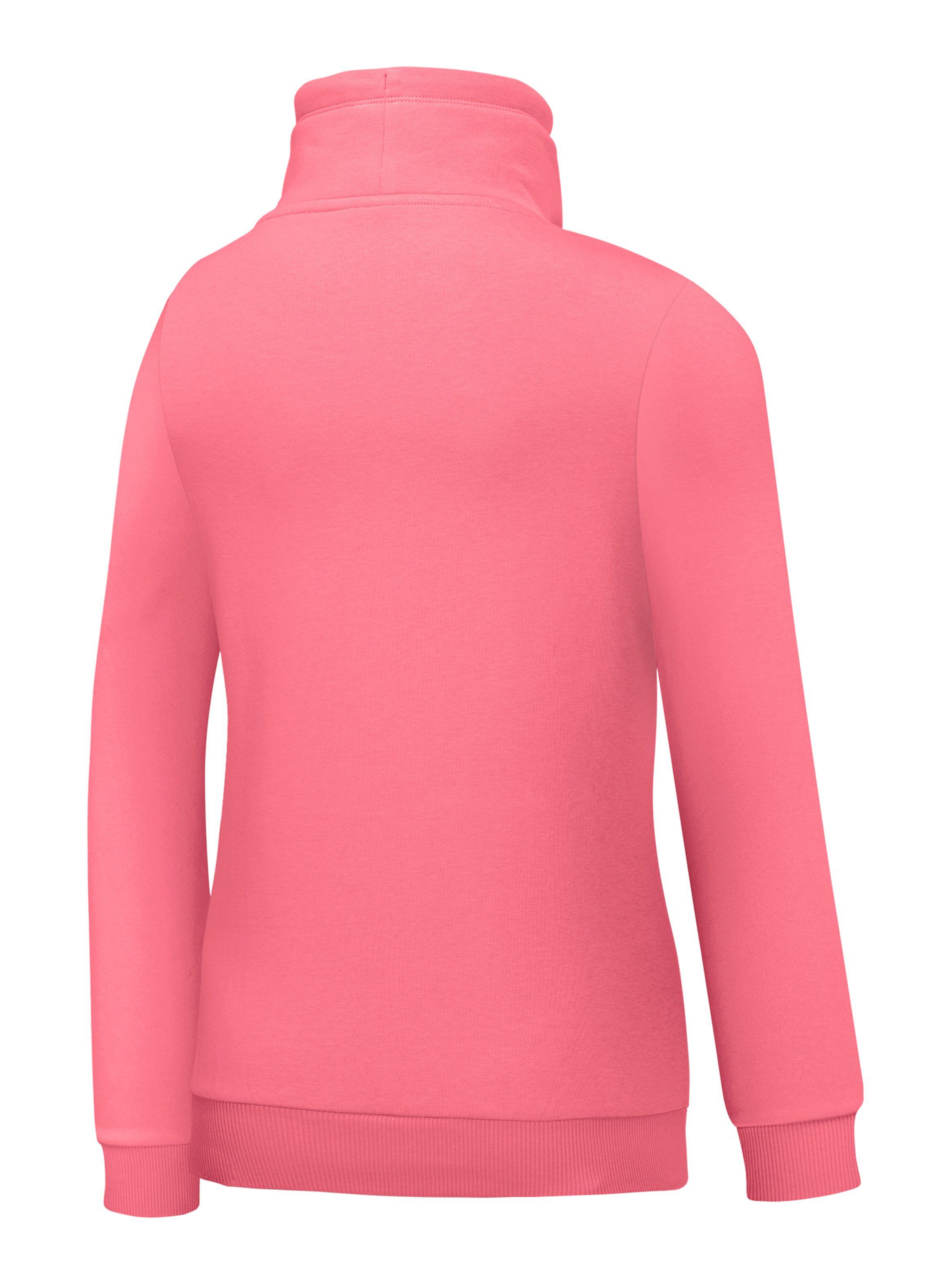 Polerón Cowl Neck Fl Pink Ess+ Graphic-1